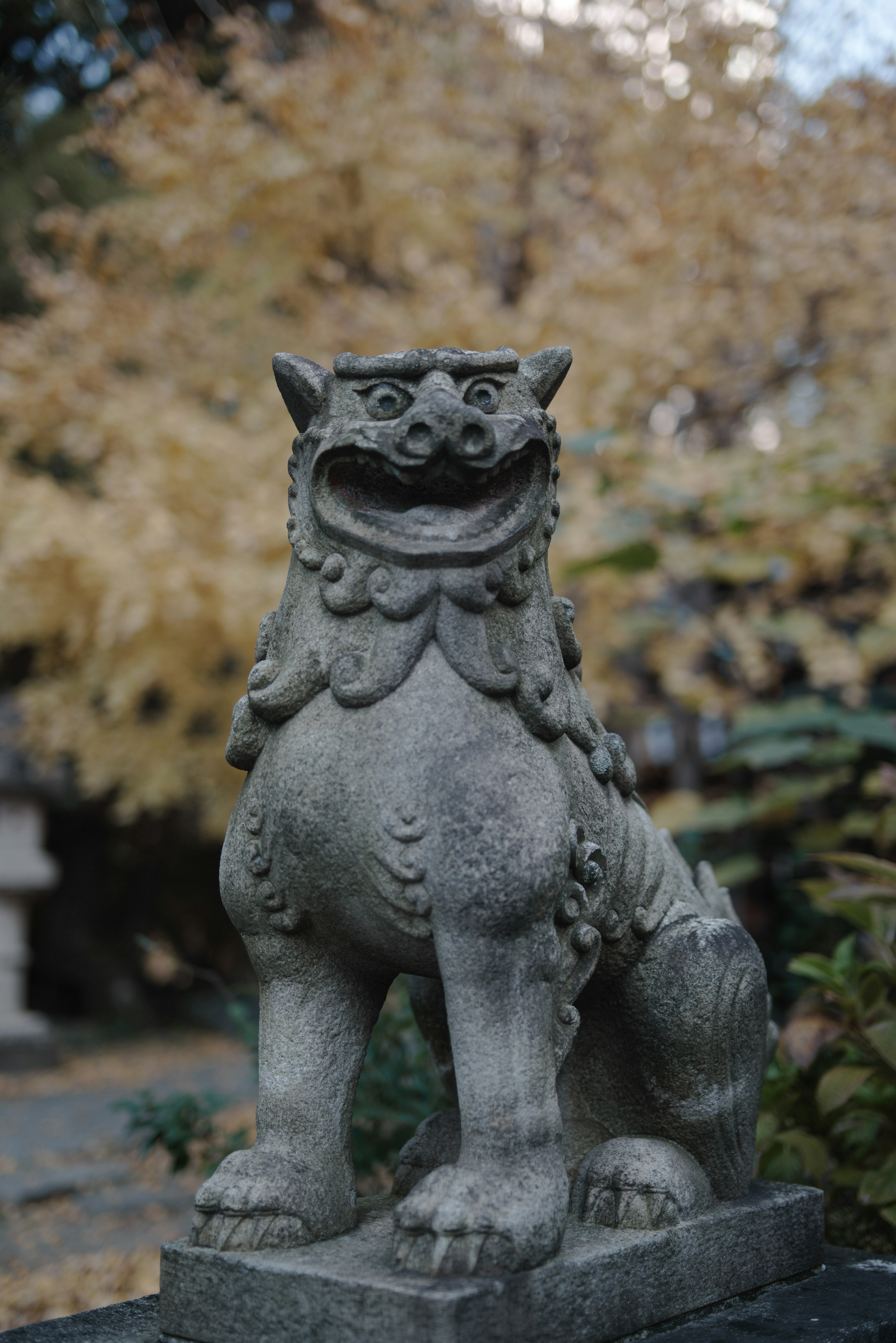 六本木2丁目久國神社の狛犬像