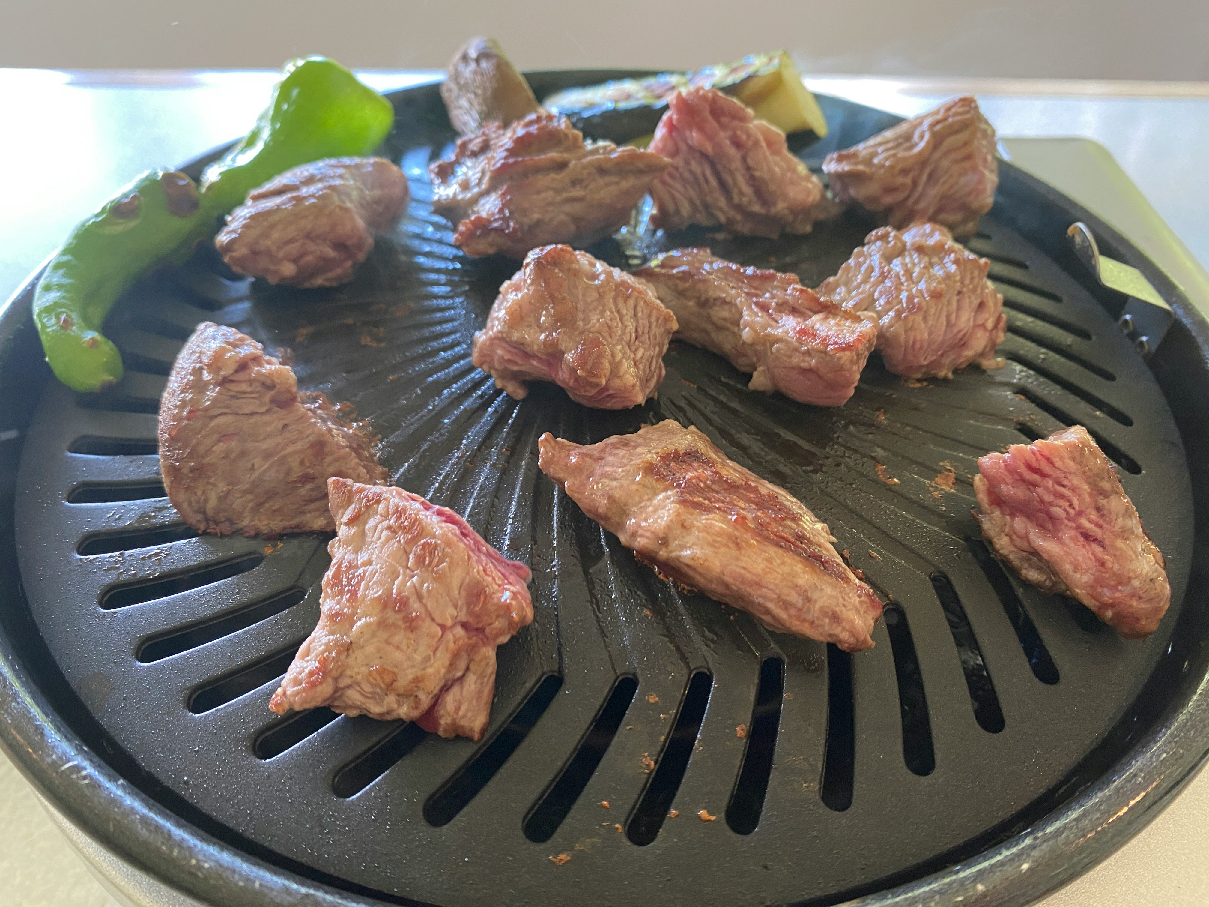 網焼きの肉の盛り合わせ