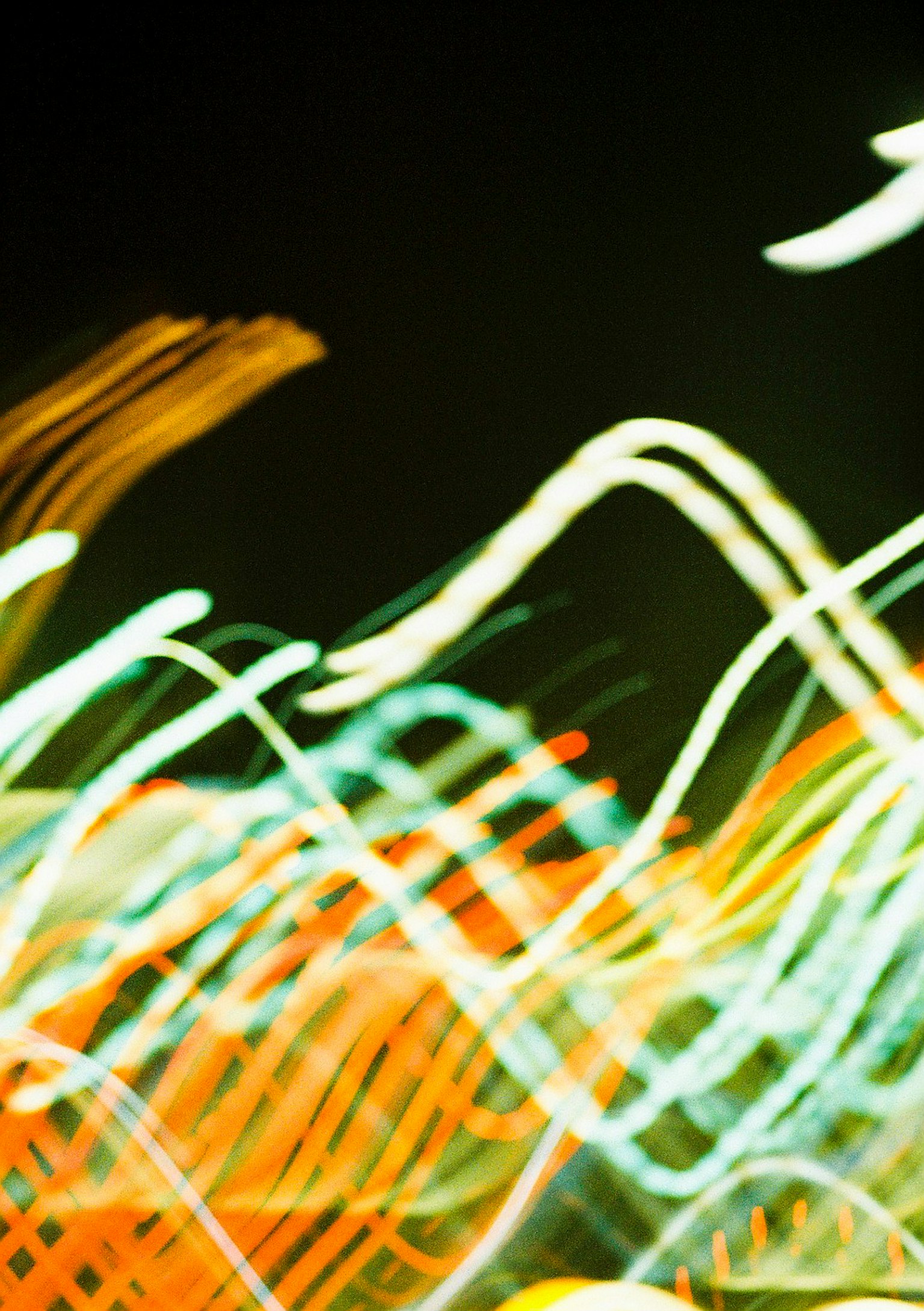 Immagine astratta con luci colorate in movimento