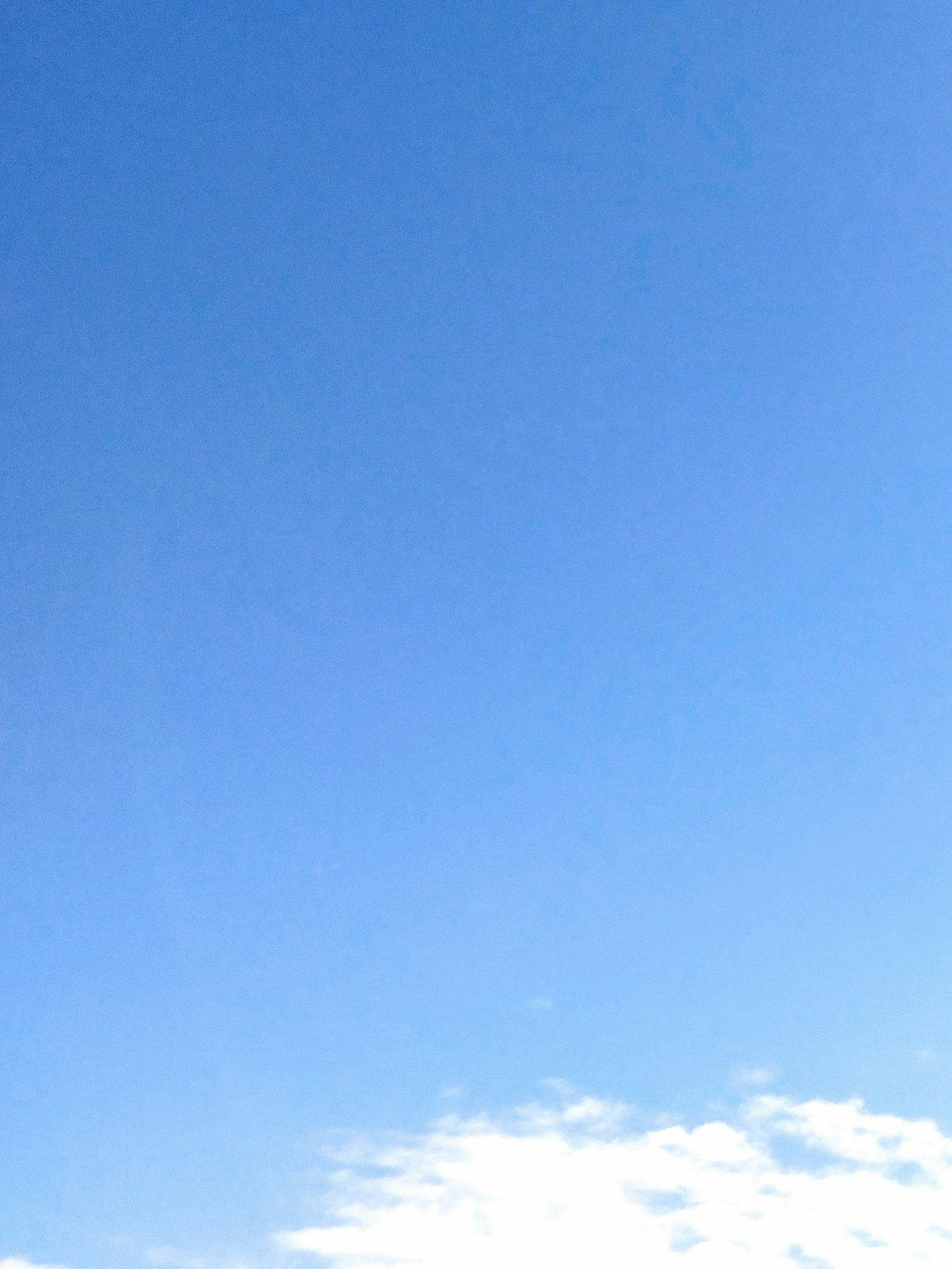 晴朗的藍天和白雲