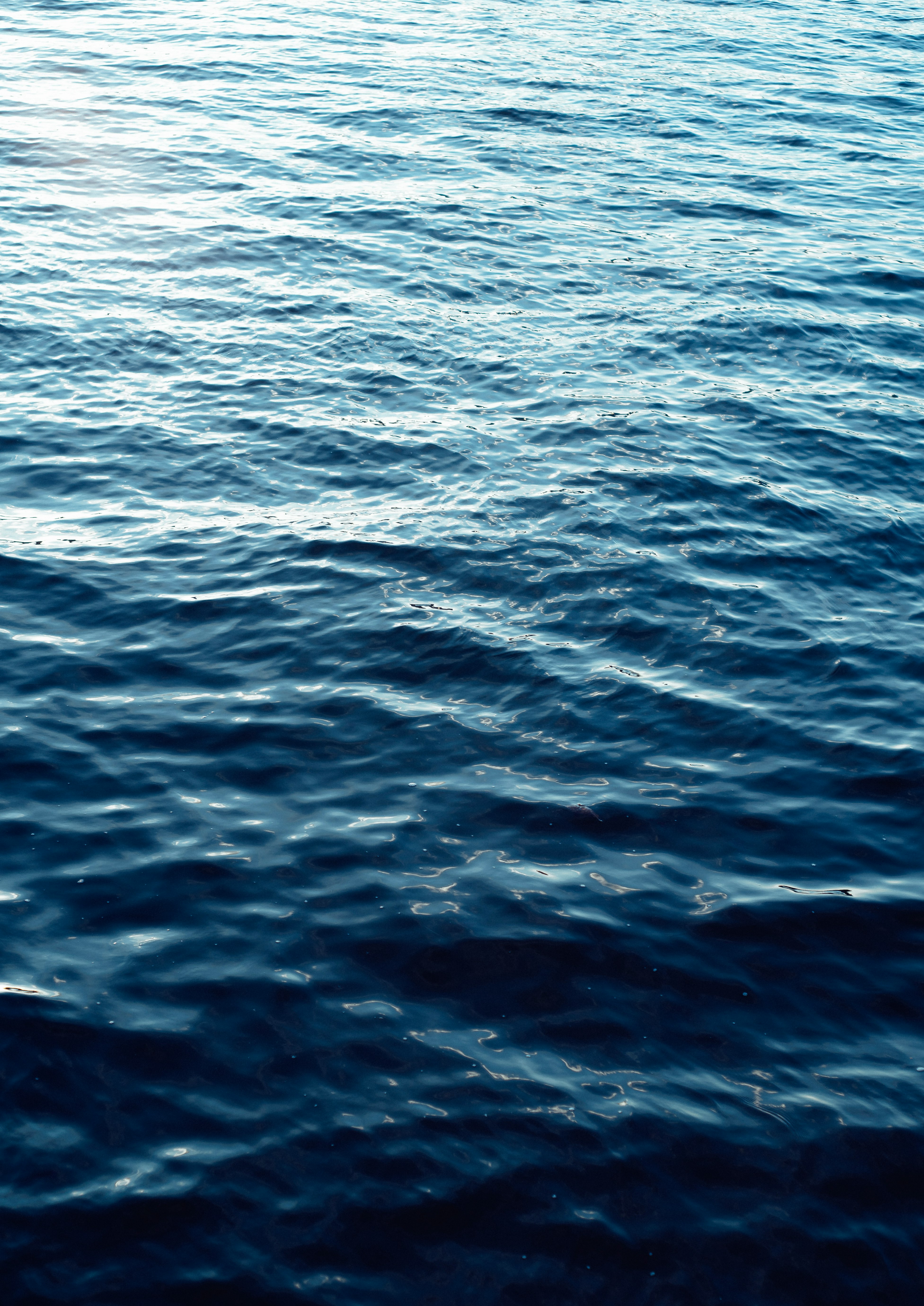 surface de l’océan bleu avec des vagues ondulantes