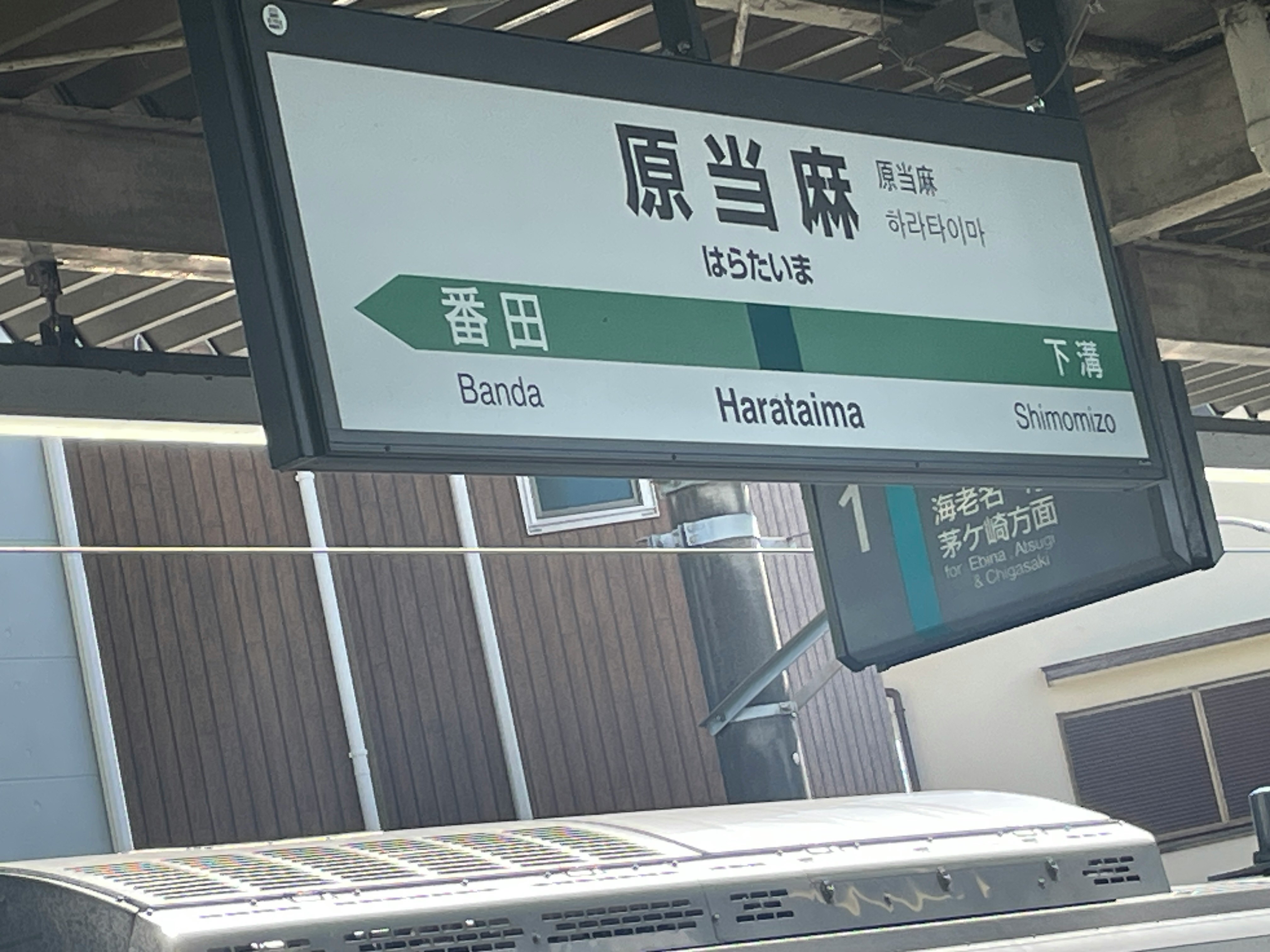 車站月台電子看板的目的地資訊