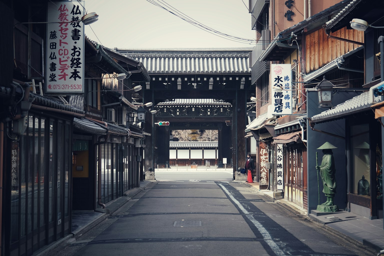安靜的街道，傳統建築和歷史建築