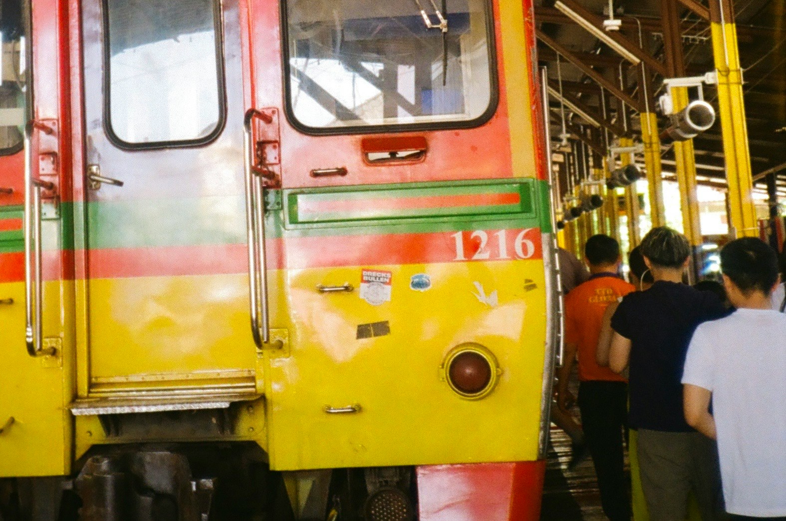 火車車廂內的乘客