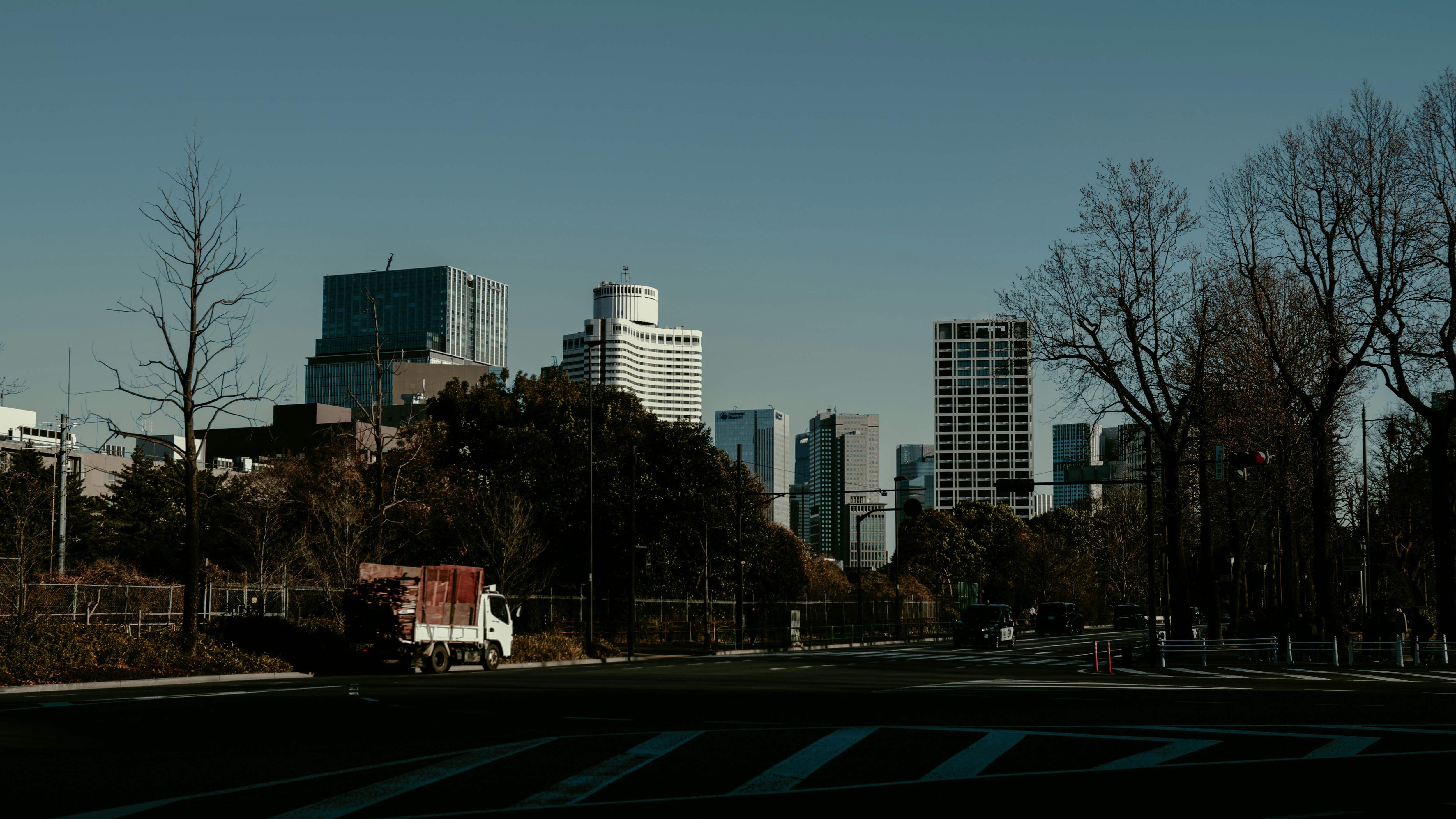 四谷から望む紀尾井町の都市風景