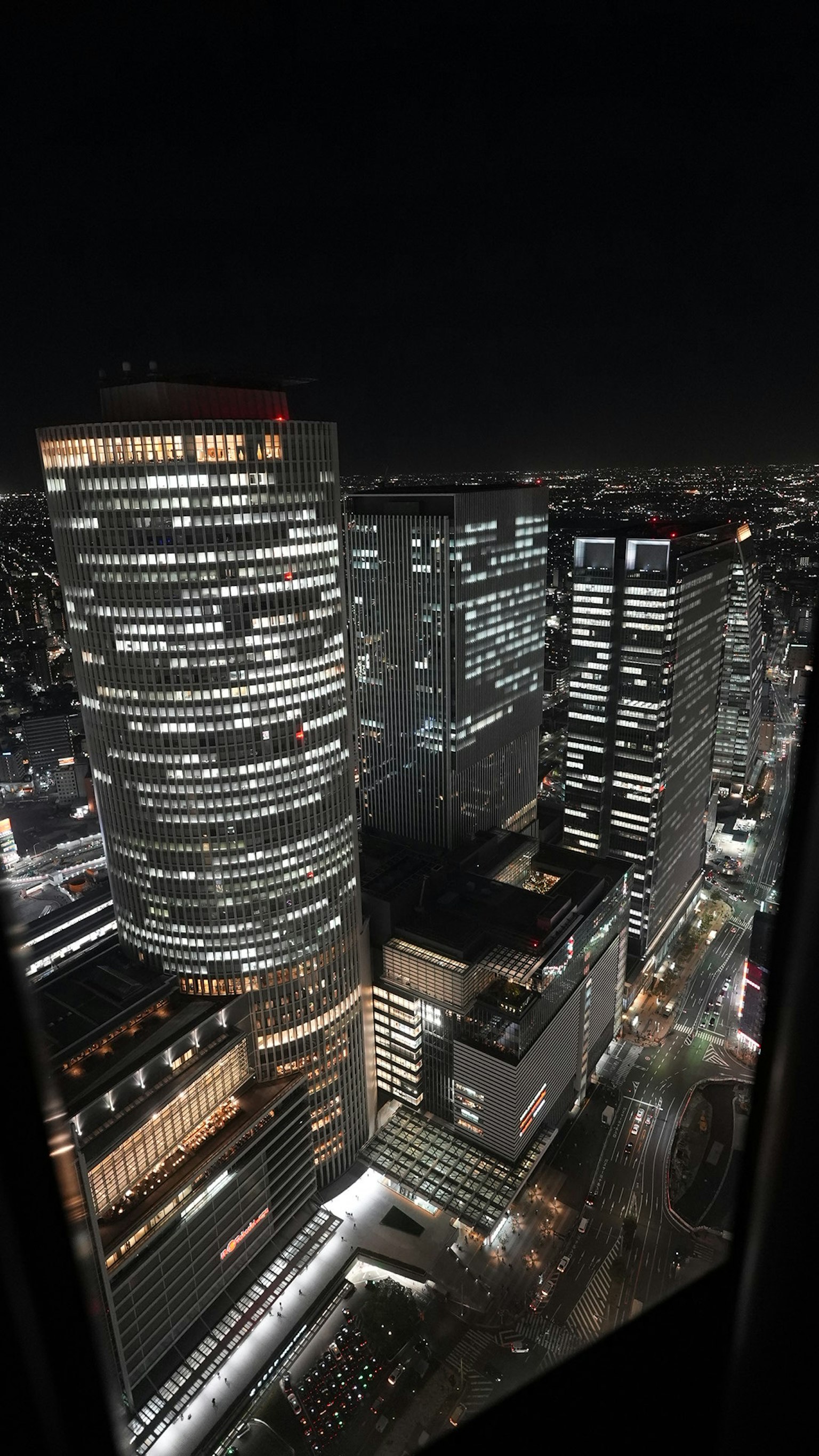 东京夜景城市景观高楼大厦