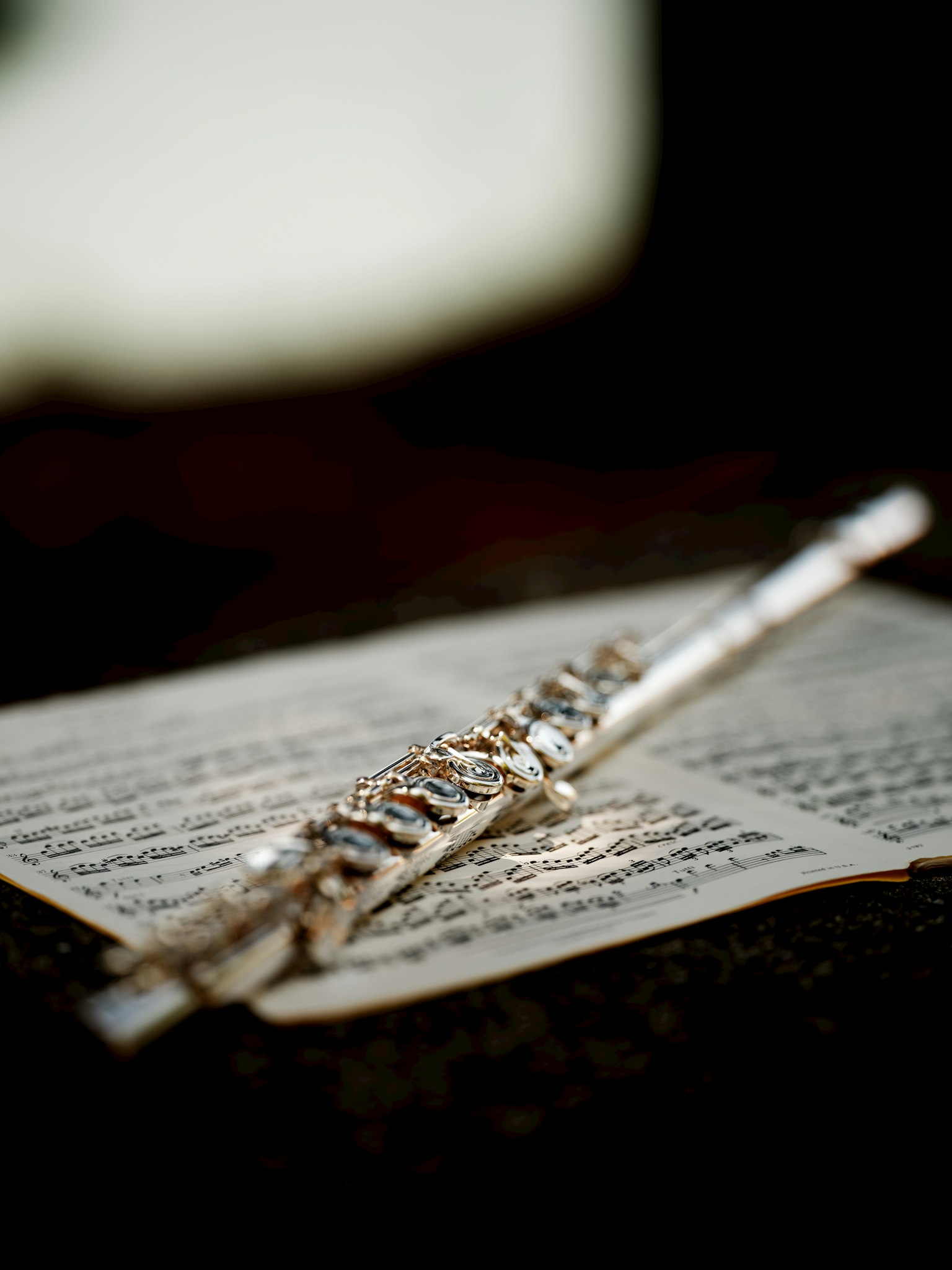 A silver pen resting on an old letter