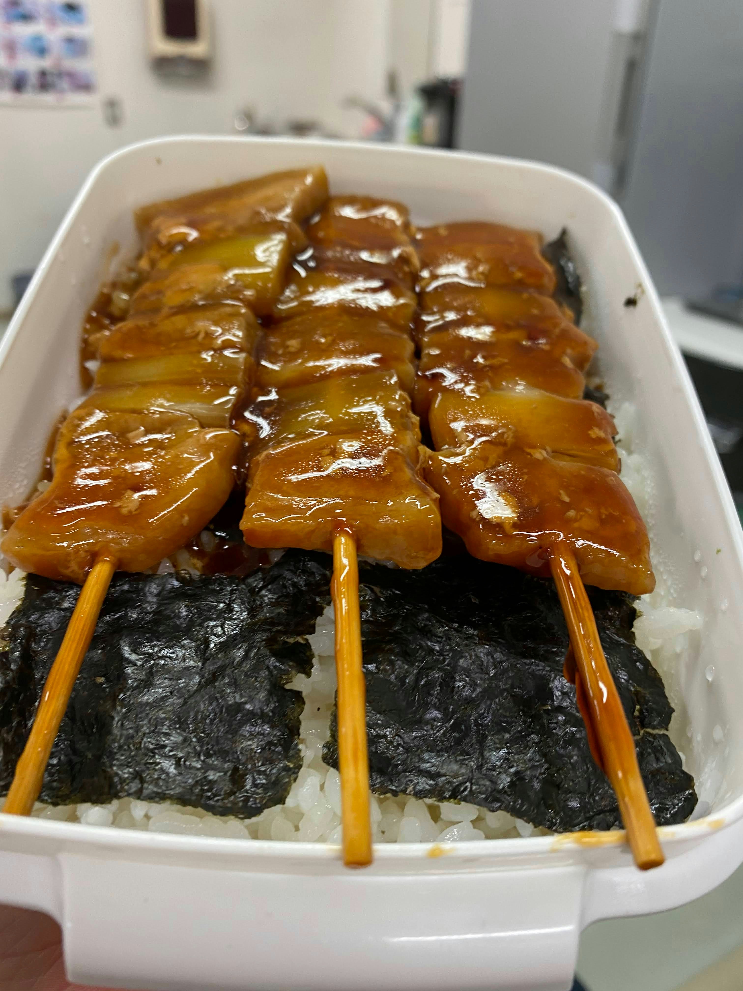 照燒風烤年糕串