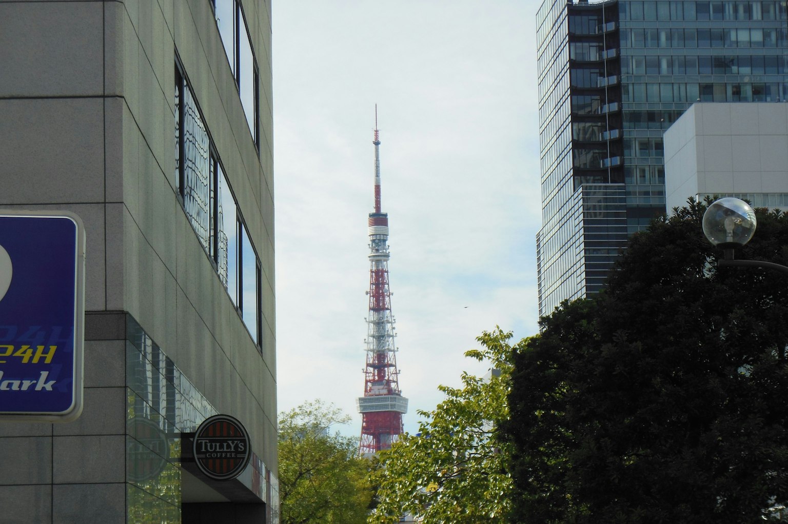 Vista de la ciudad con la Torre de Tokio