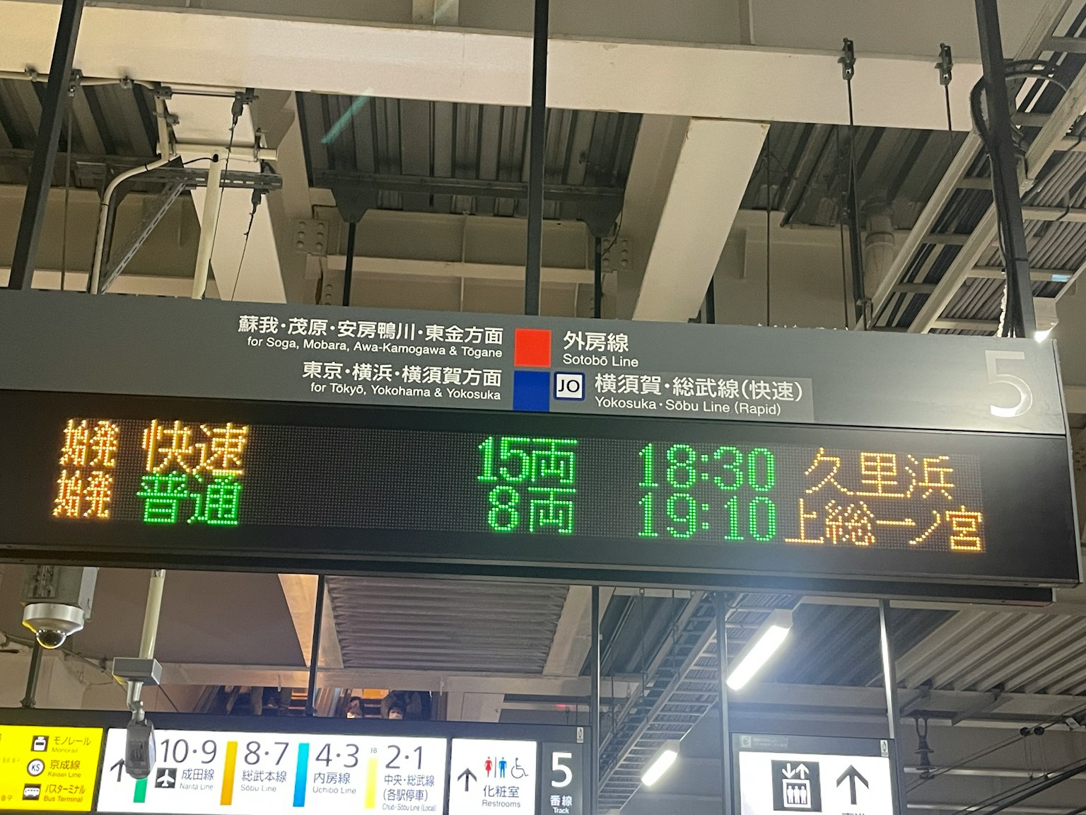 Zugfahrpläne auf einem elektronischen Anzeigetafel am Bahnhof