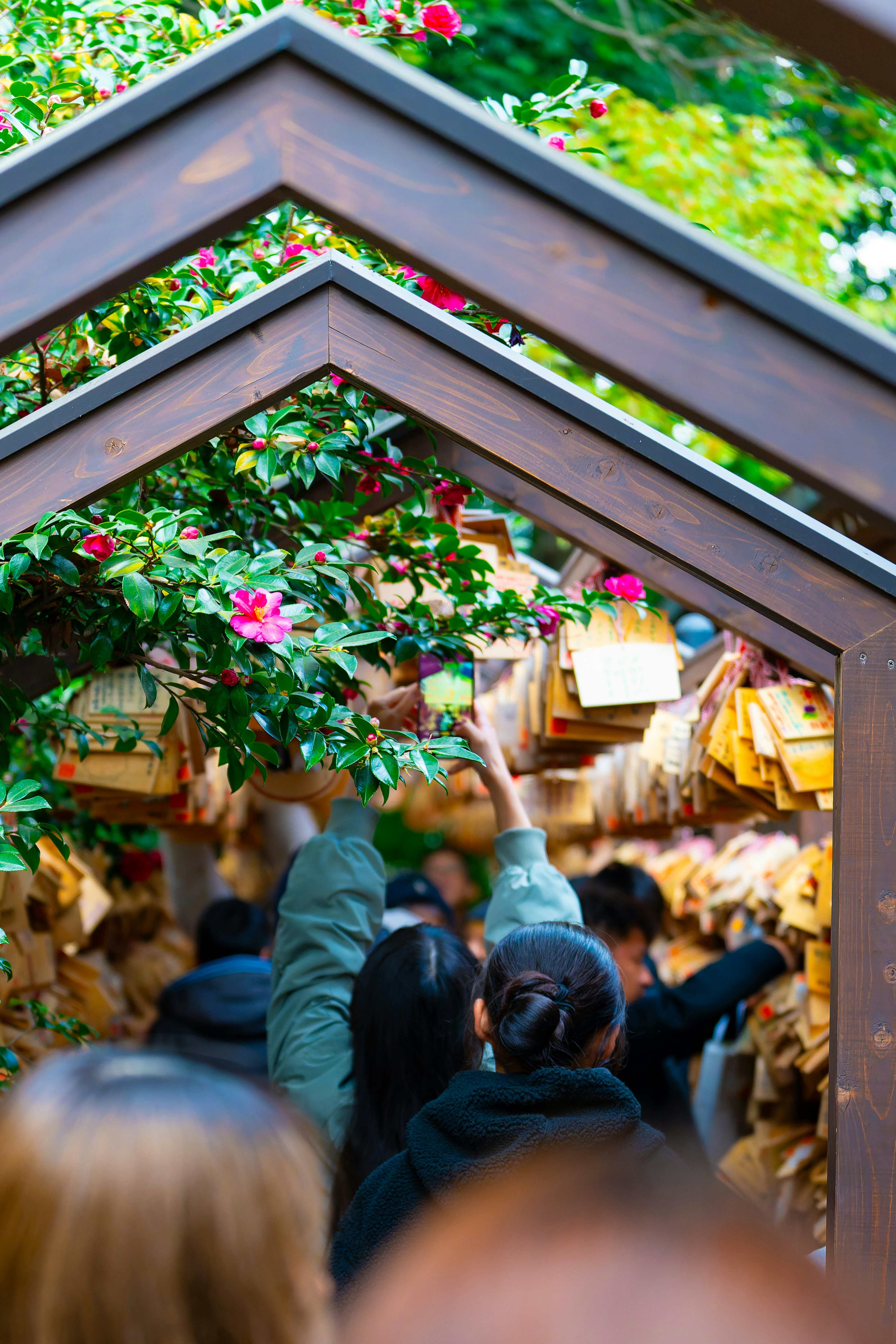 川越氷川神社新年繪馬隧道