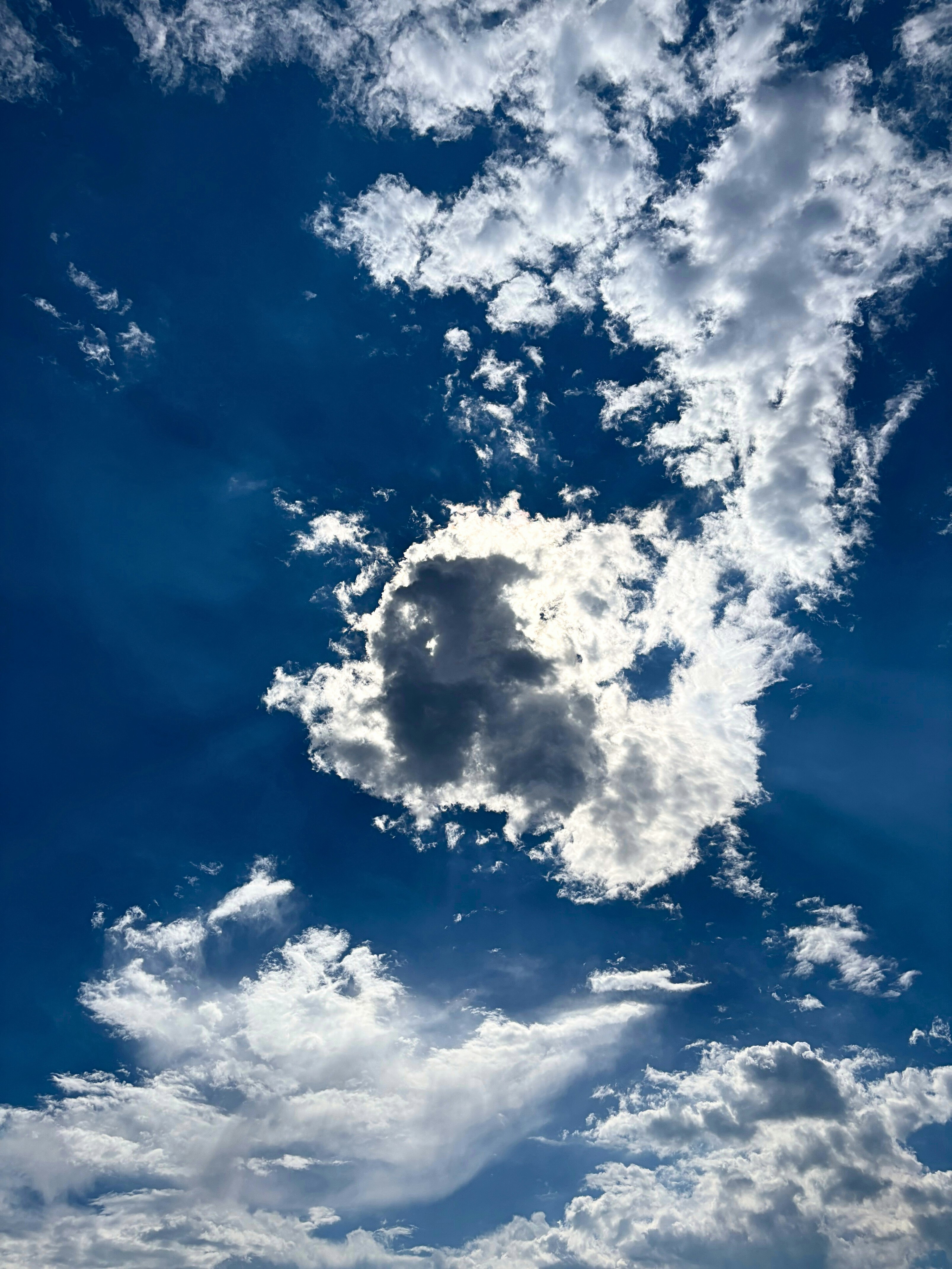 青空に浮かぶ雲の形