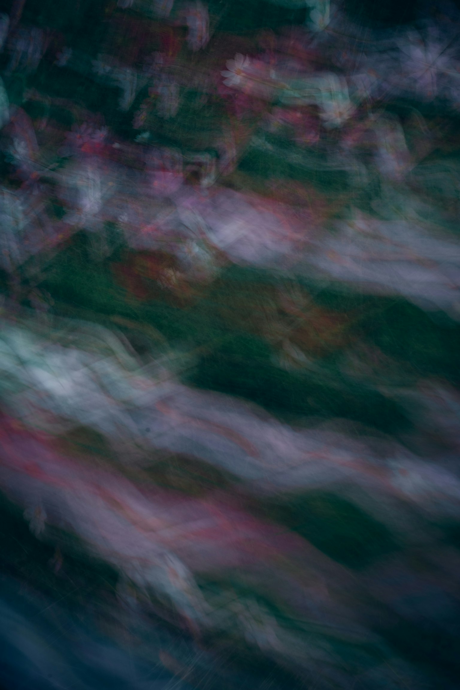 Abstract image of flowing waves in vibrant colors