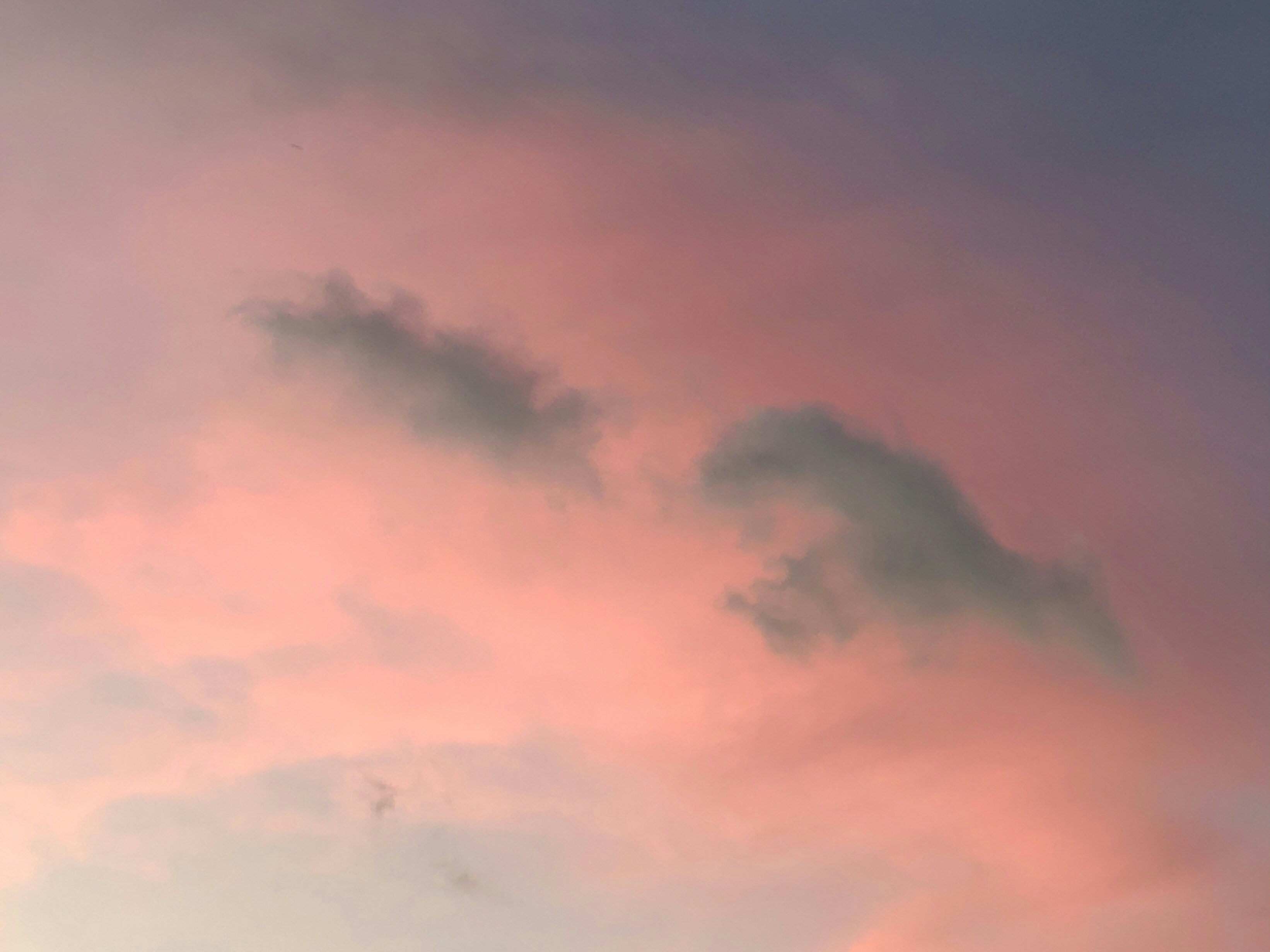 awan di langit sebelum matahari terbit