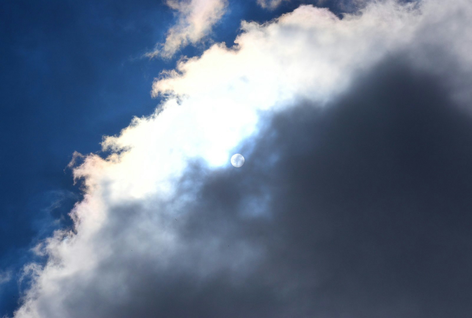 夏日の青空に広がる雲