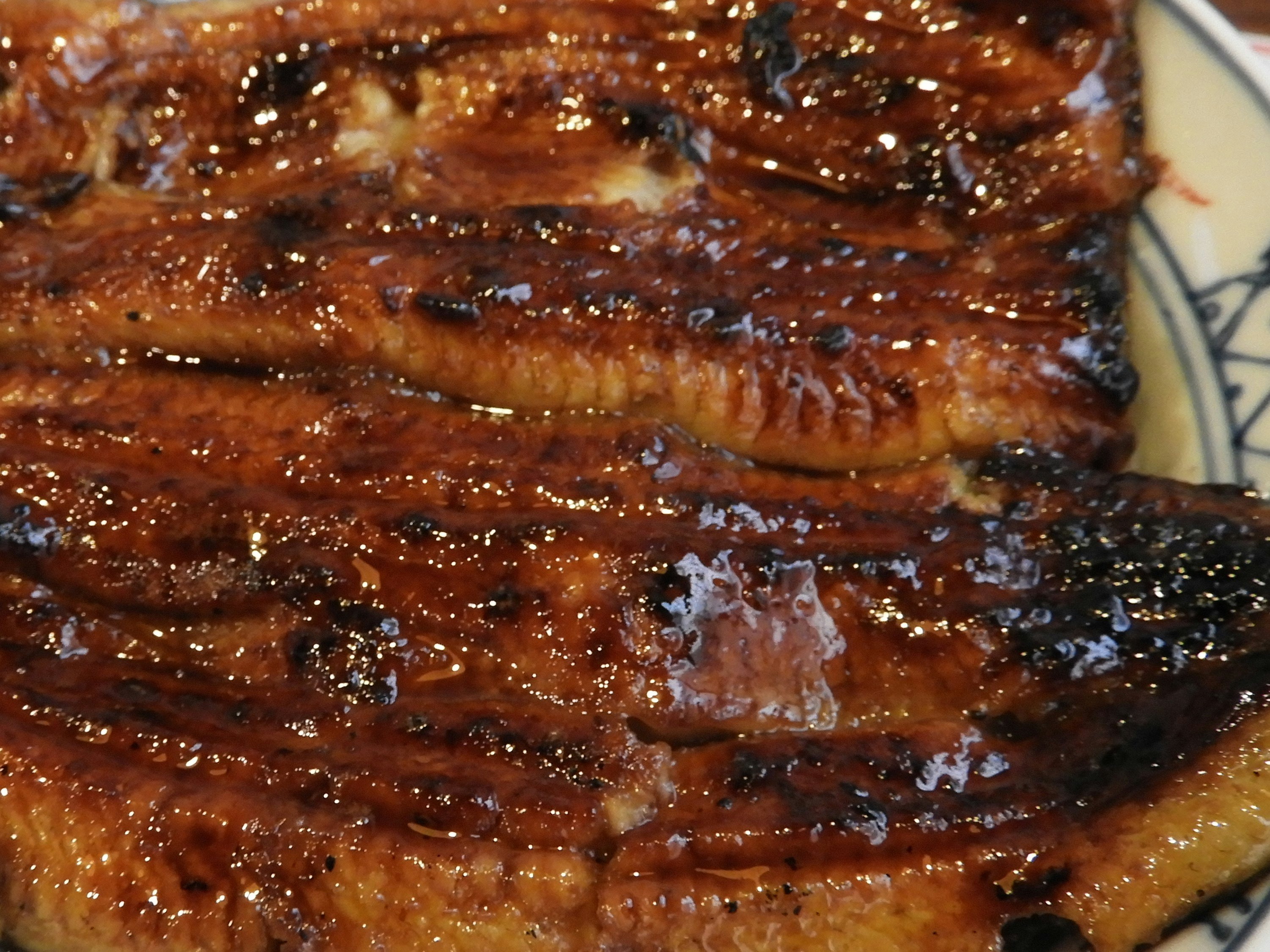 タレ焼きのうなぎ蒲焼