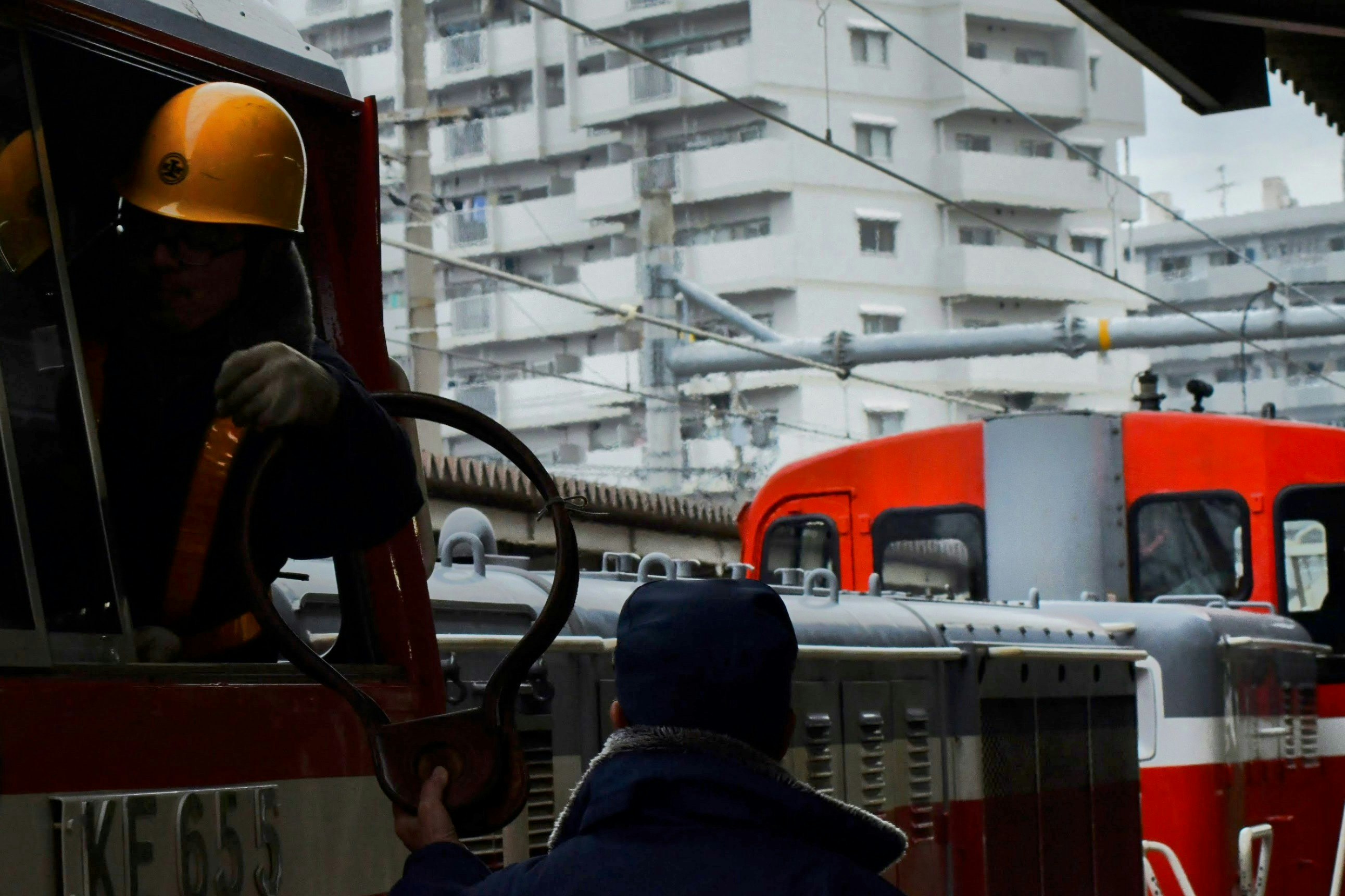 Driver cab scene with tickets for Iura Seaside Railway