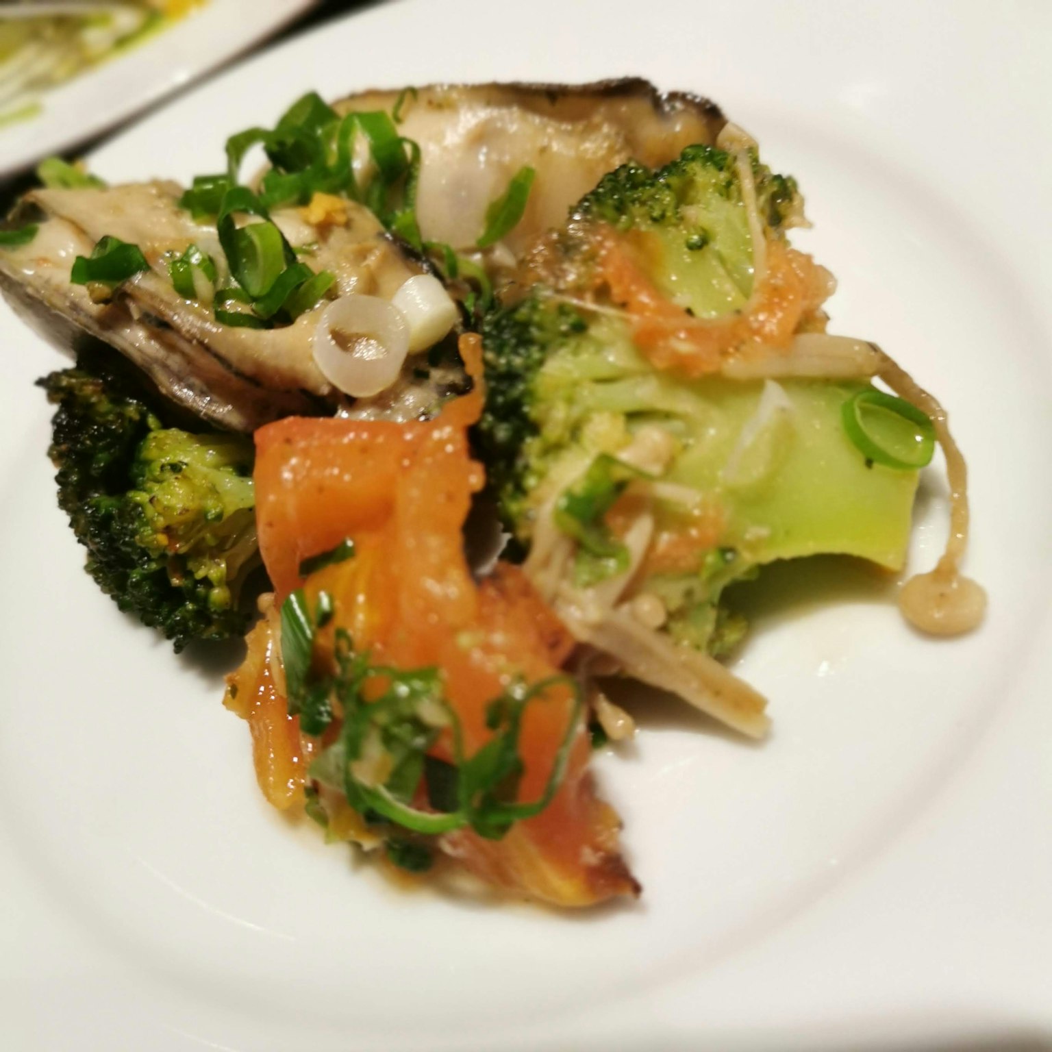 Delicious dish featuring broccoli and salmon