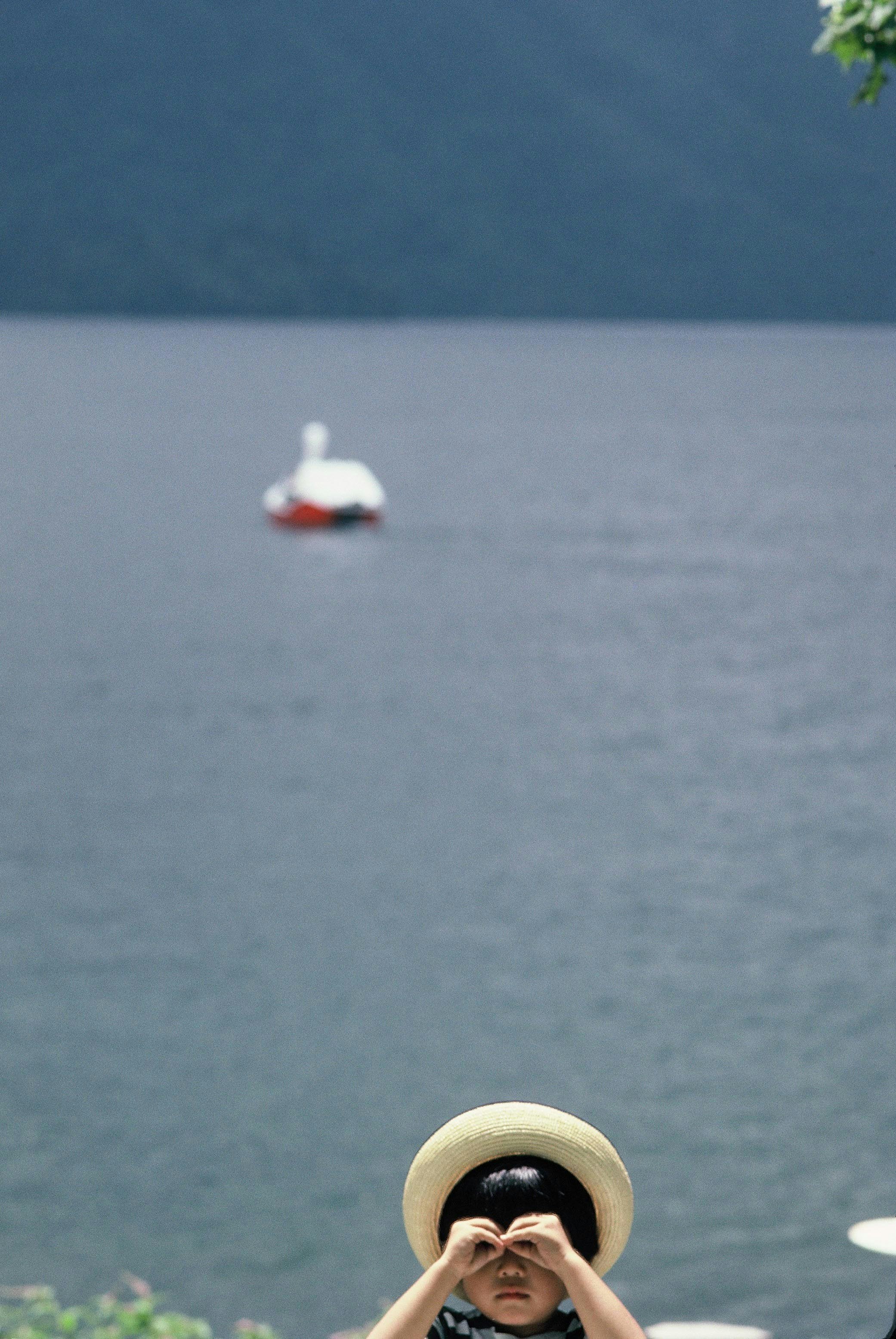 summer vacation lakeside view at Lake Chūzenji in a summer retreat