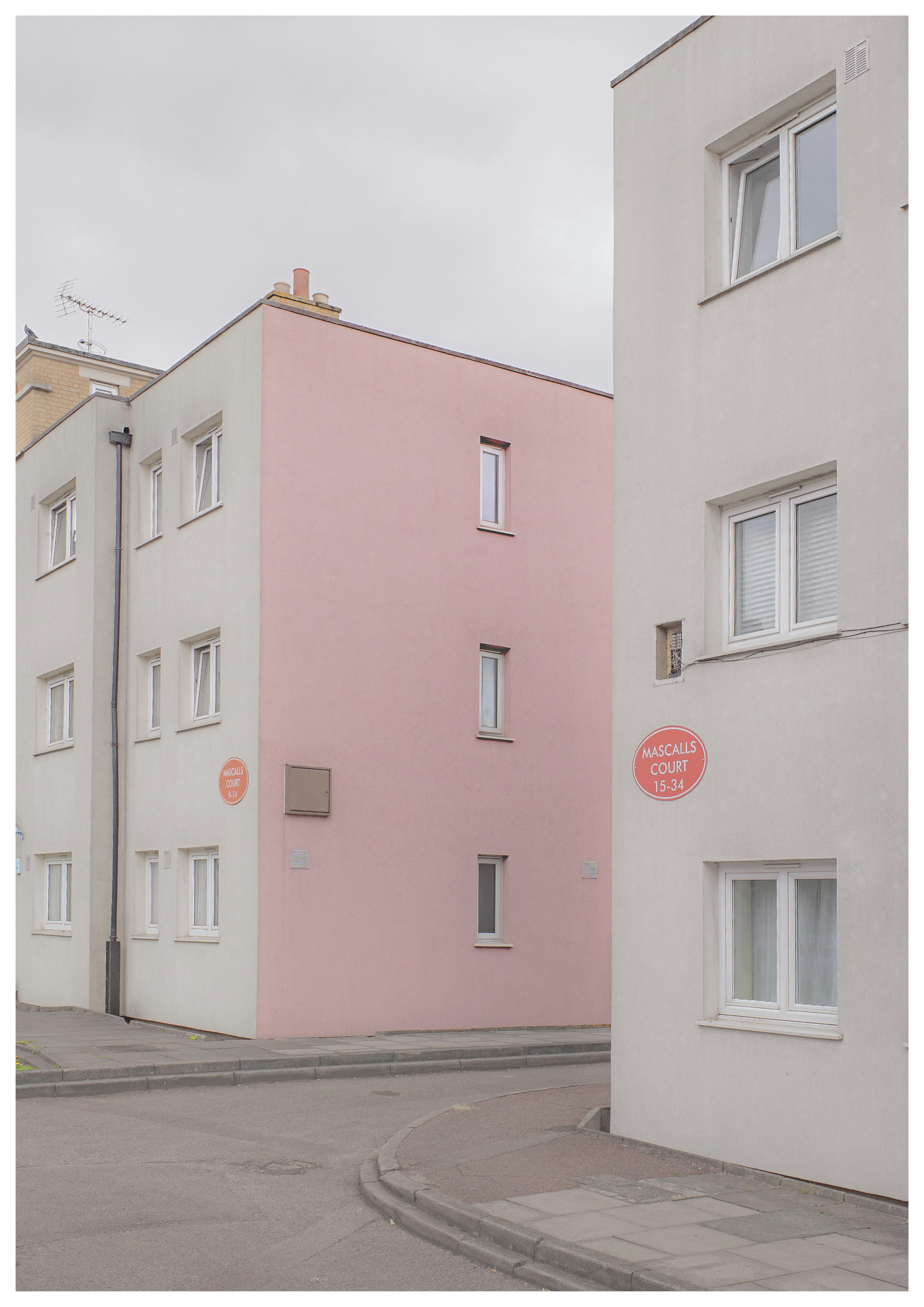「Mascal Court」の中庭に面した建物外観