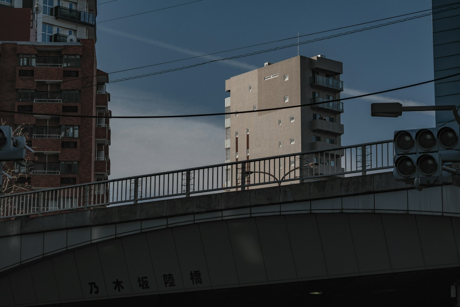 城市环境中建筑与桥梁的交汇点