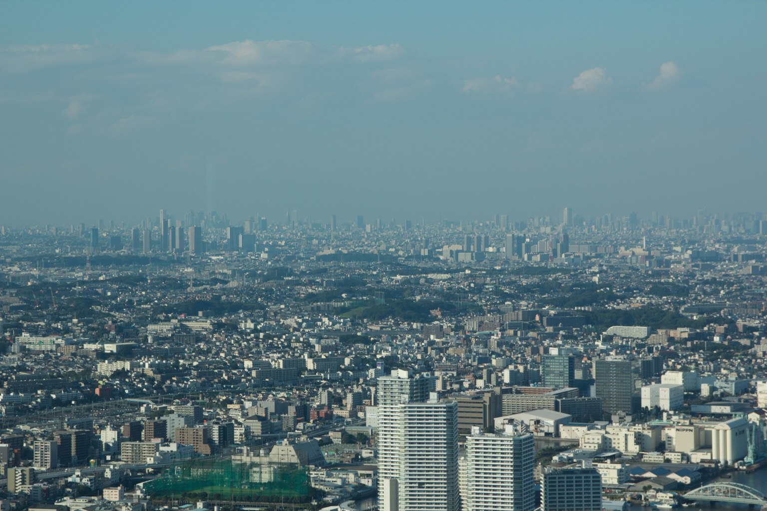 Panoramic view of Tokyo showcasing urban landscape and skyscrapers