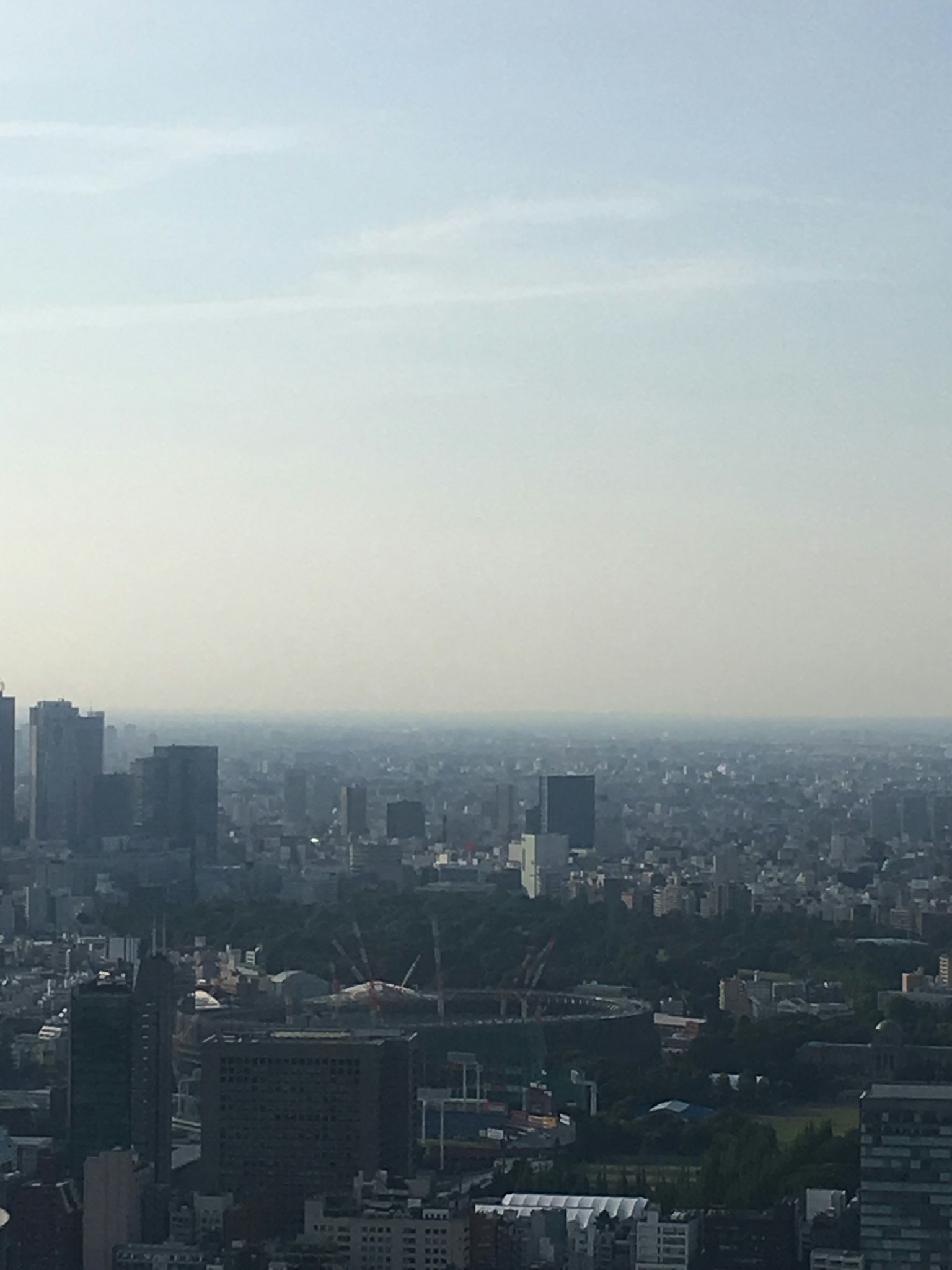 摩天大樓的全景城市天際線遠處城市風景