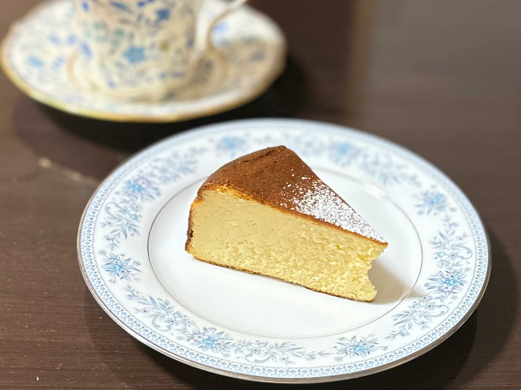slice of cheesecake on a plate