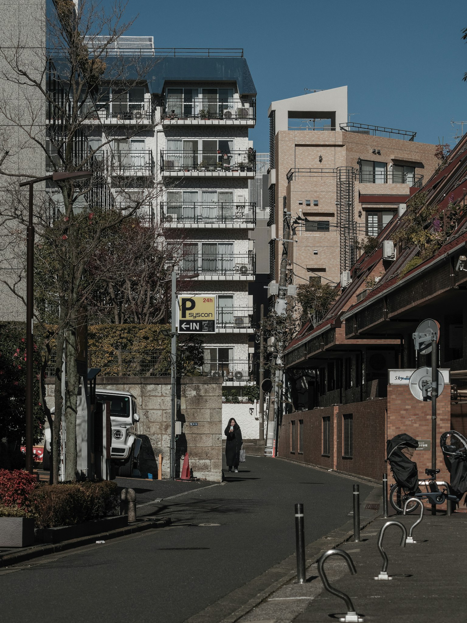 东京街道景观展示城市建筑