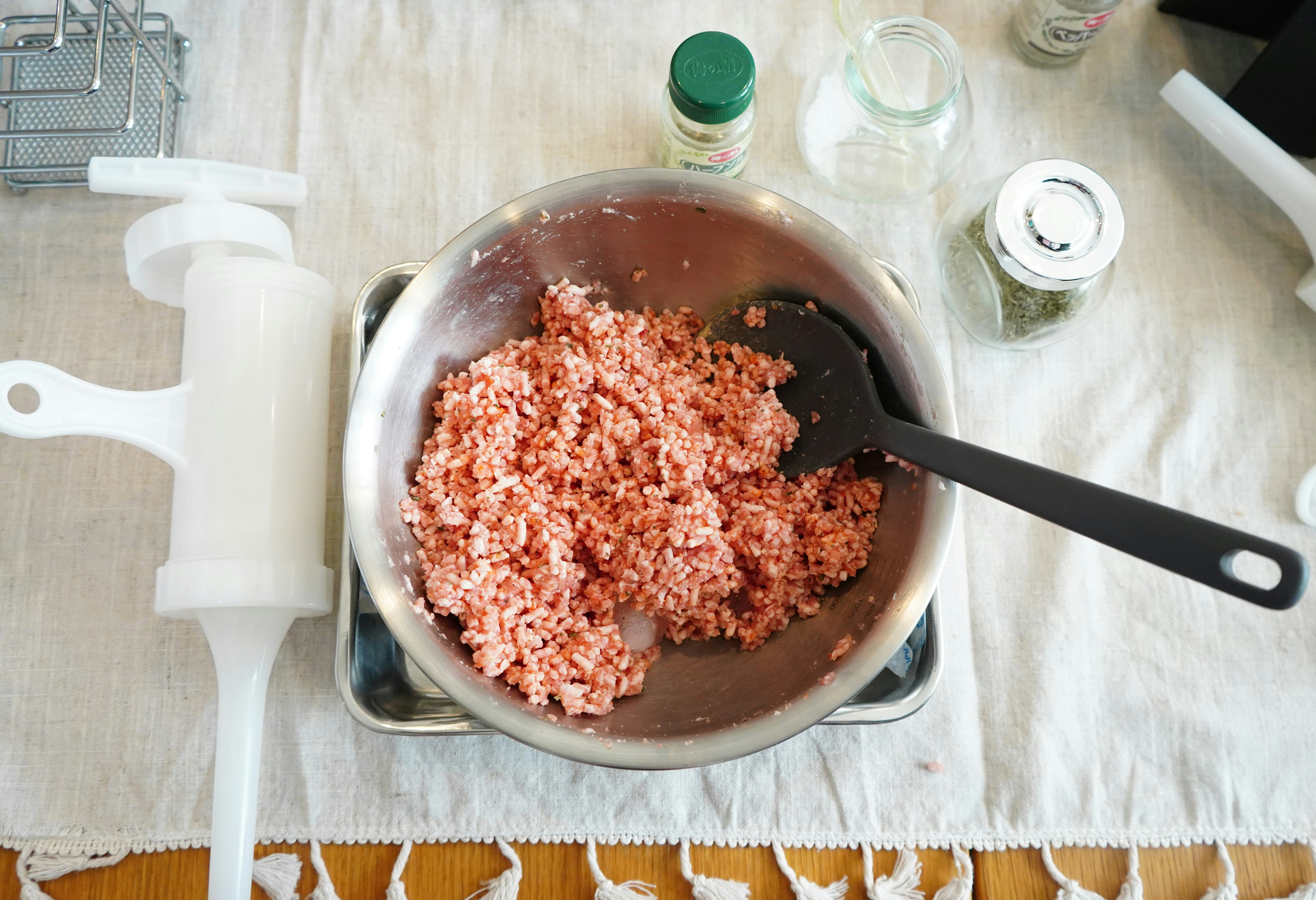 viande hachée cuite dans une casserole