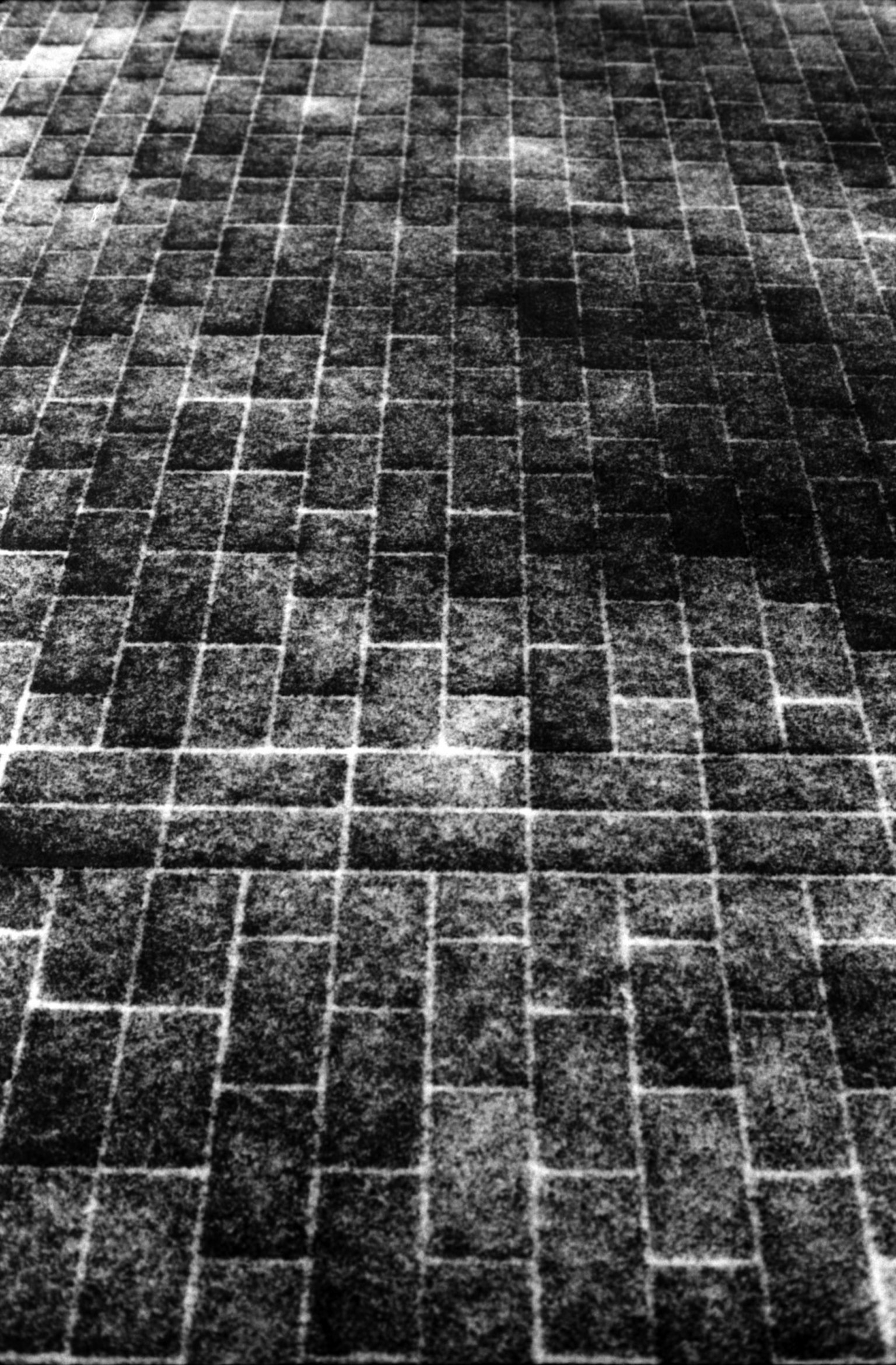 Black and white patterned floor tiles with a textured surface