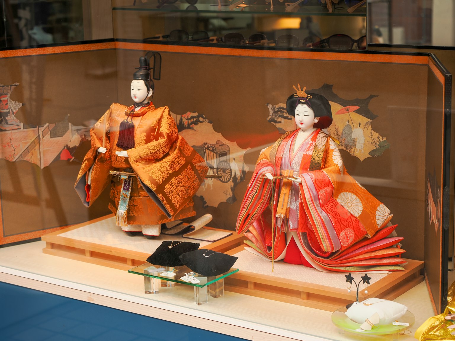 傳統的雛人偶展示，慶祝雛祭節