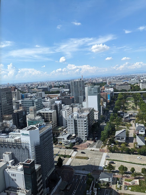 高層ビル群と街並みが広がる都市の眺望