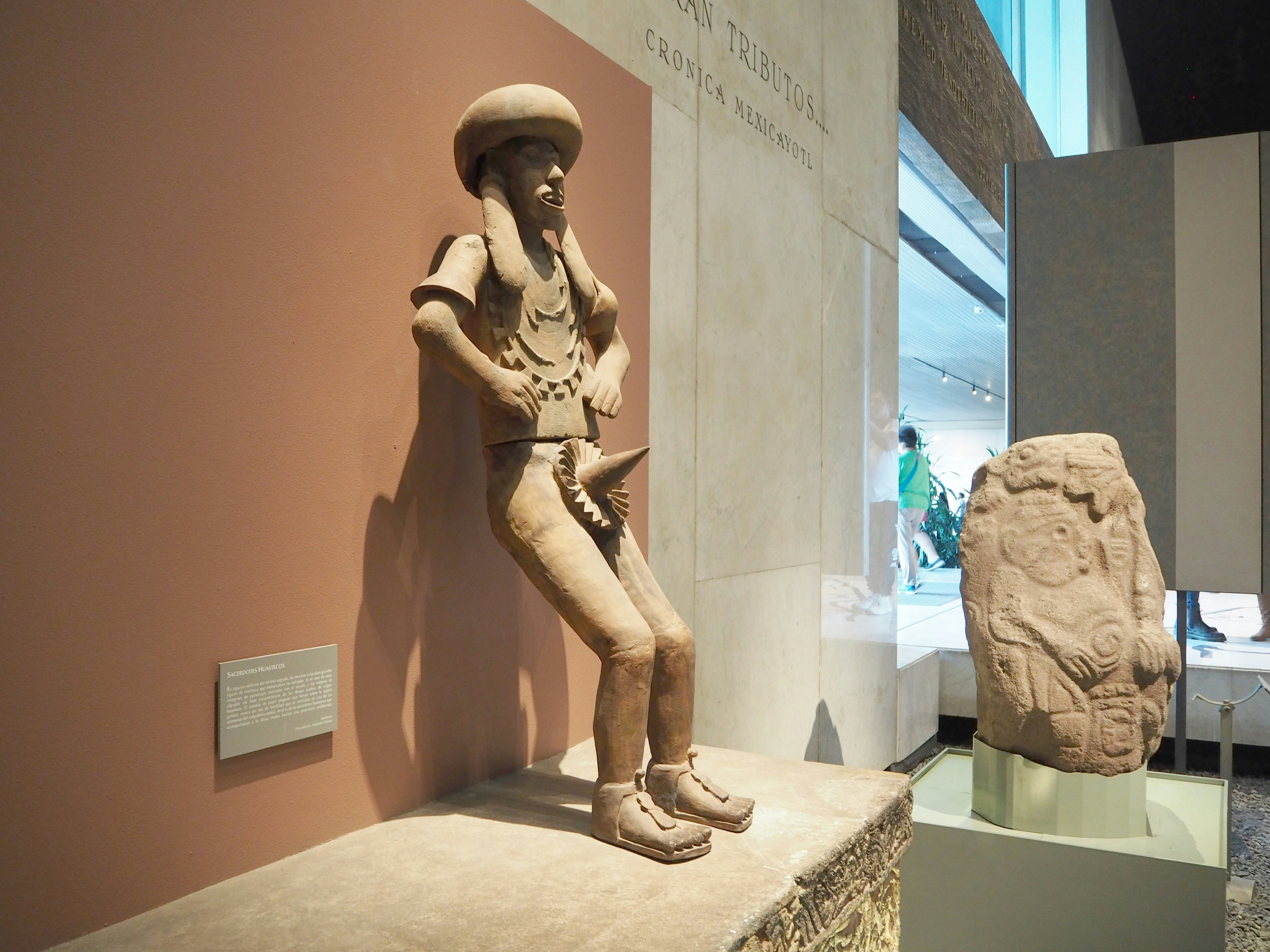 statues de sculptures anciennes exposées dans une galerie de musée