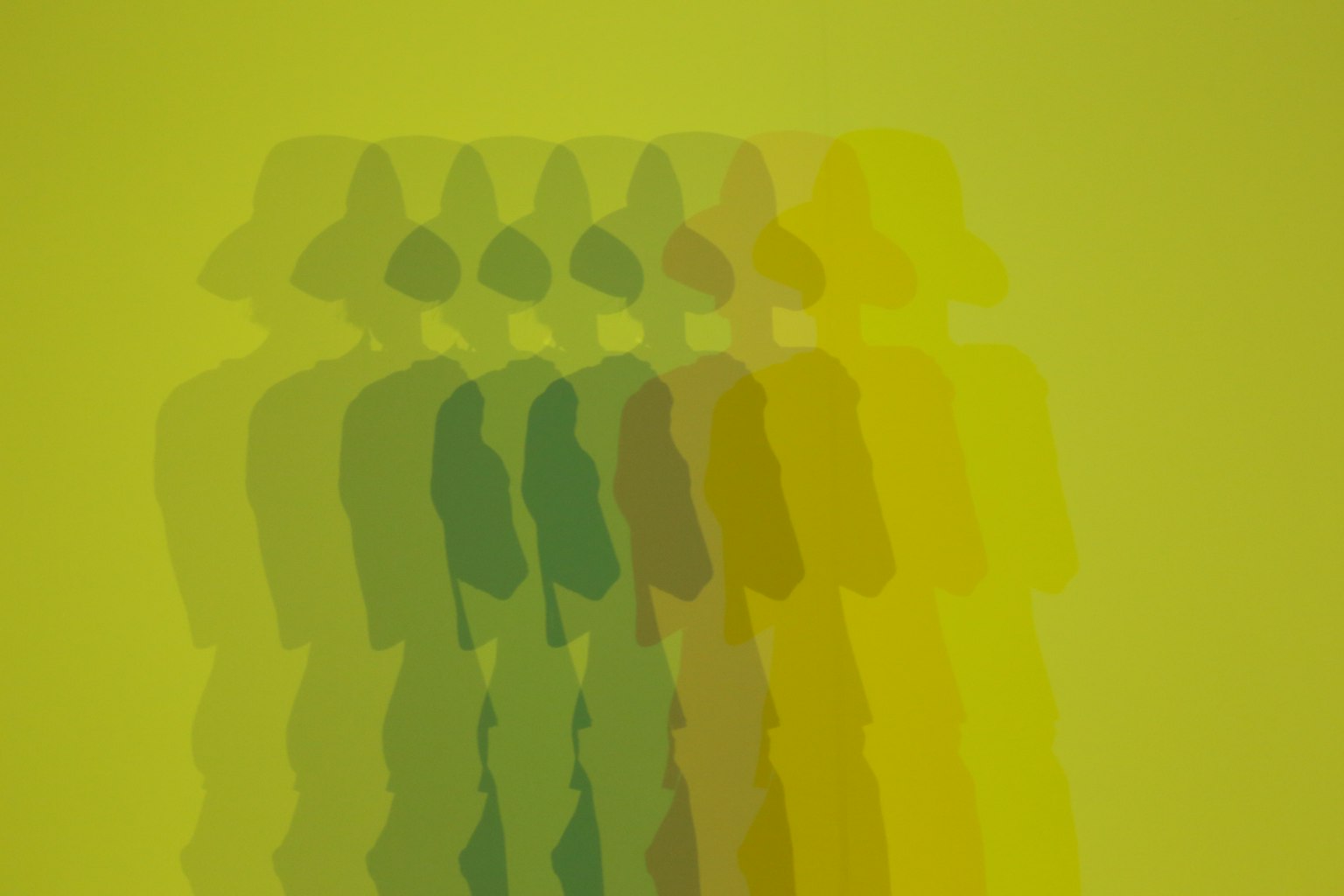 Fond abstrait avec des ombres colorées qui se chevauchent