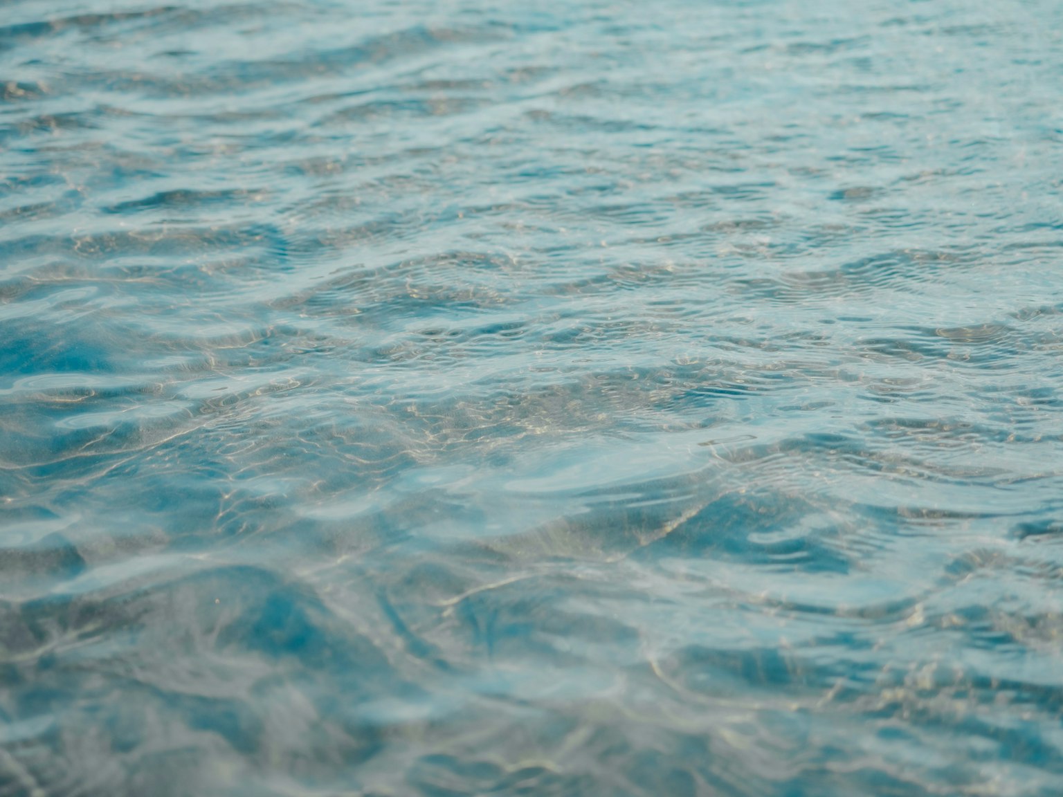 Close-up of rippling blue water surface