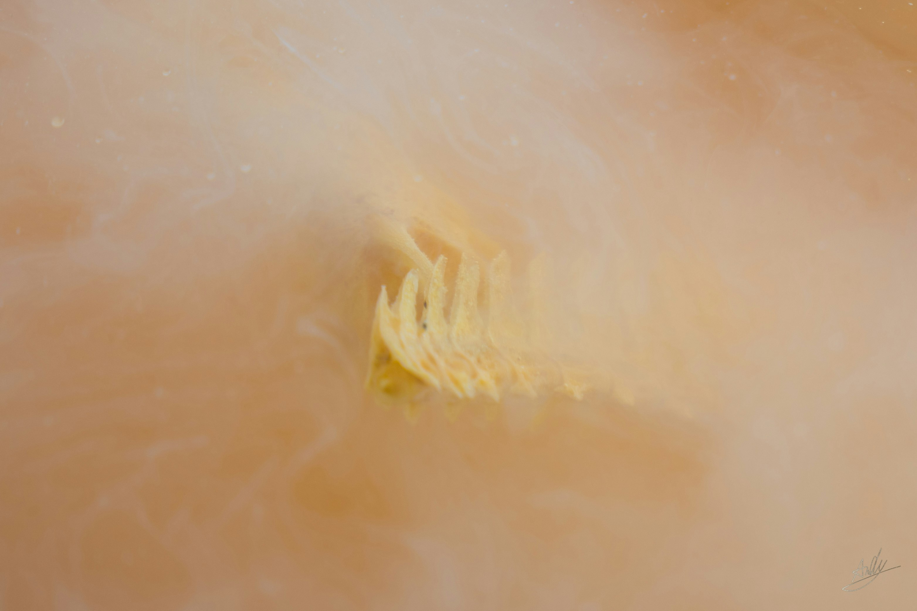 hazy orange smoke-like flame texture