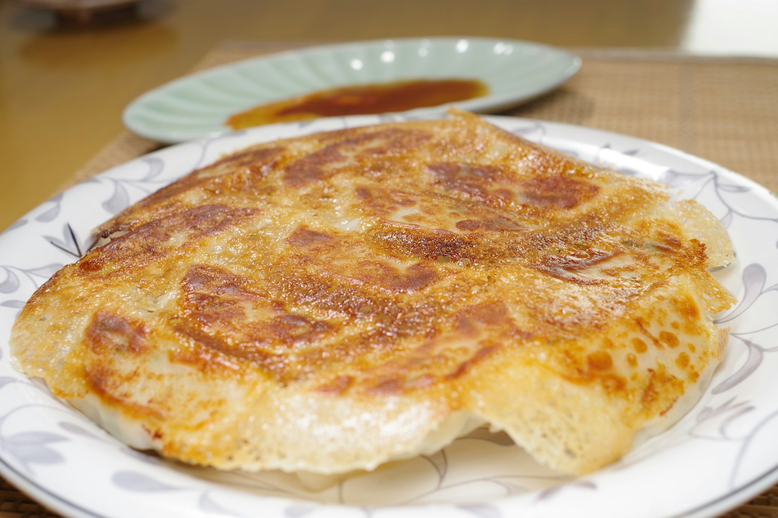 Freshly cooked paratha served on a plate