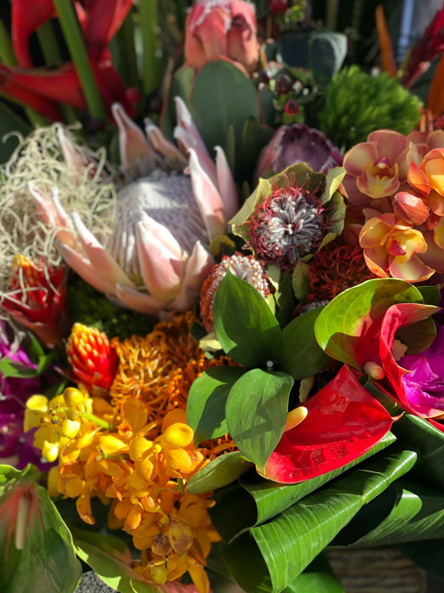 Un bellissimo bouquet di fiori colorati