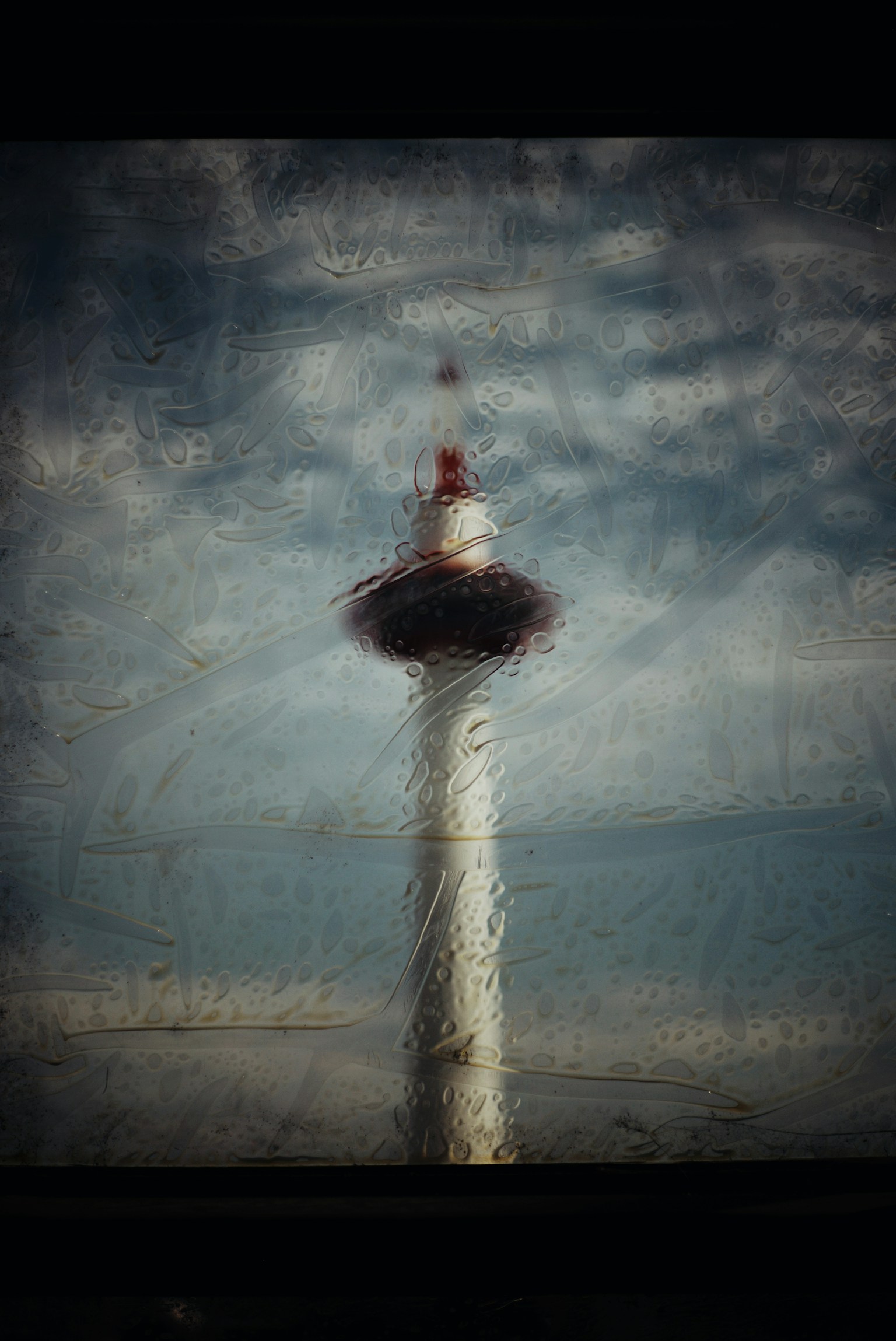 Image of a tall tower with a blurred background