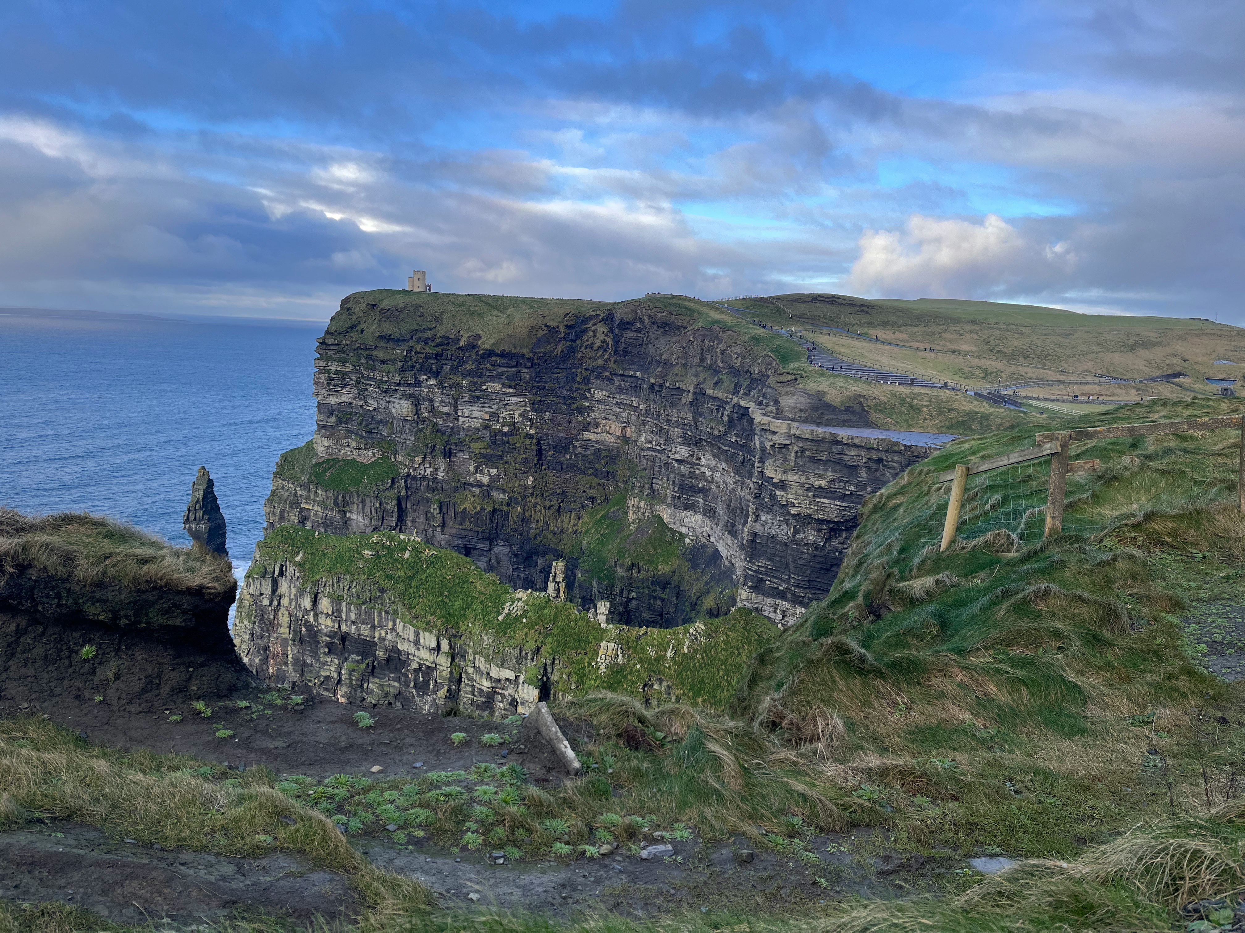 coastal cliffs overlooking the ocean