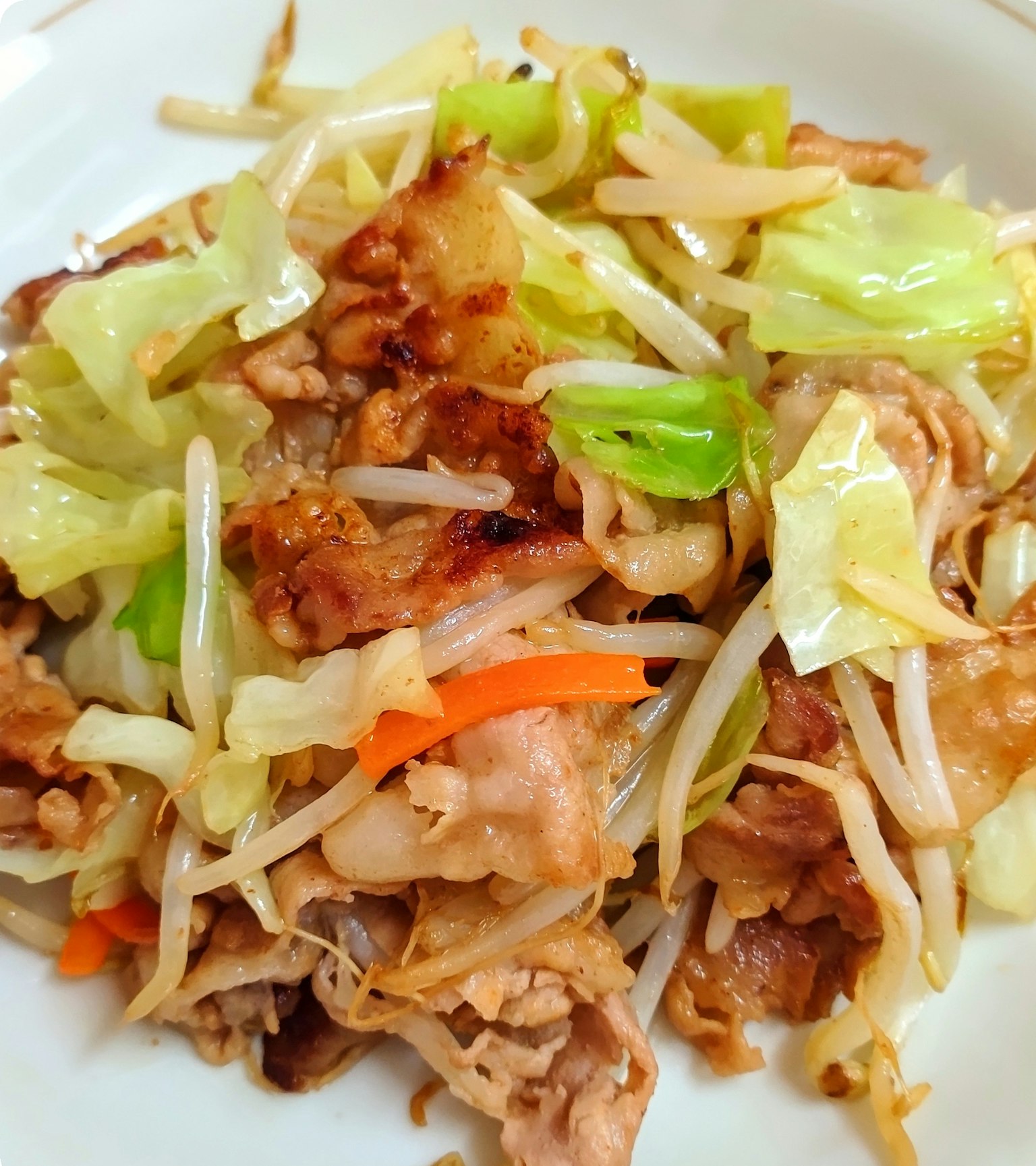炒菜与猪肉的菜肴