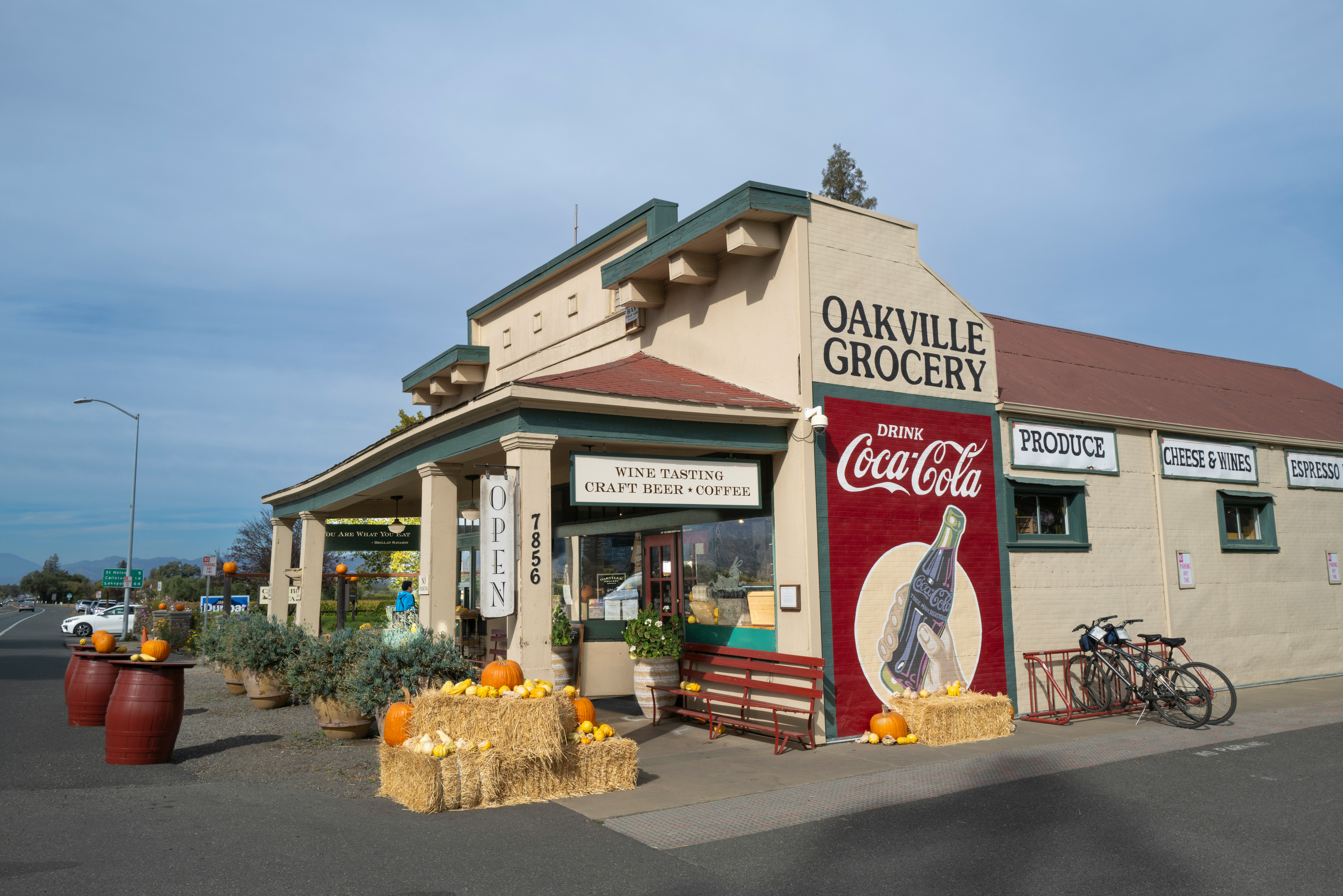 Oakville Grocery storefront in Napa Valley
