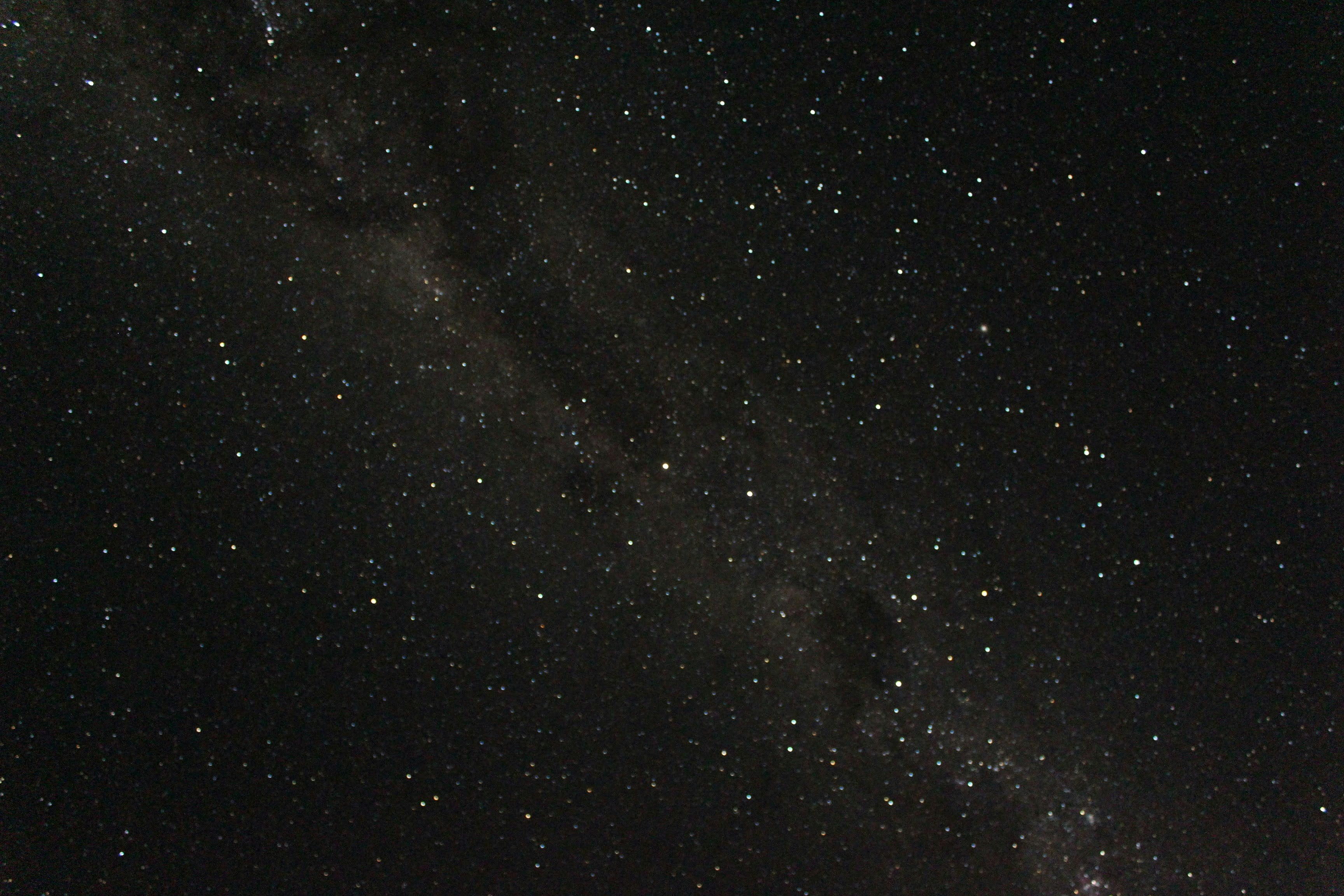 繁星夜空與銀河般的光帶