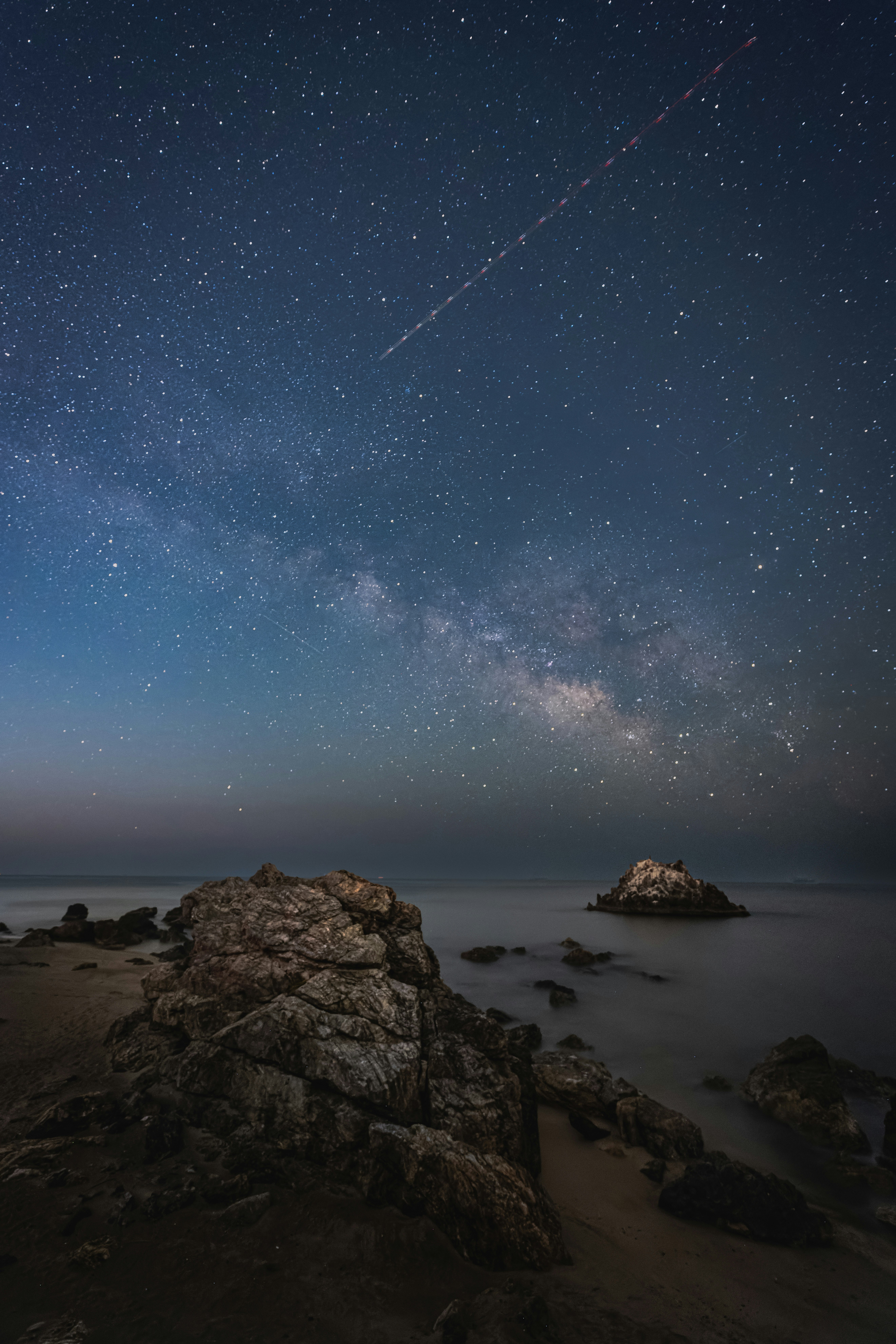 地平線 夜空の星 Photos | Download Royalty-Free Images & High