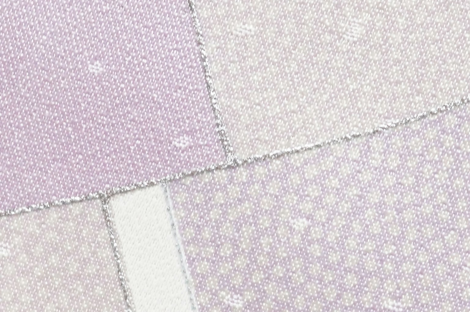 Kết cấu và họa tiết vải patchwork màu tím nhạt