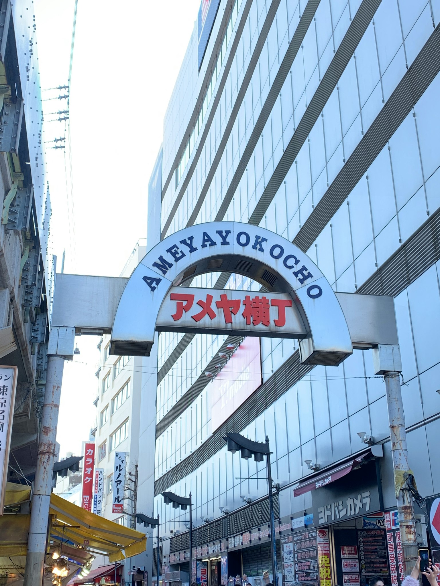東京阿美橫丁購物街的入口標誌