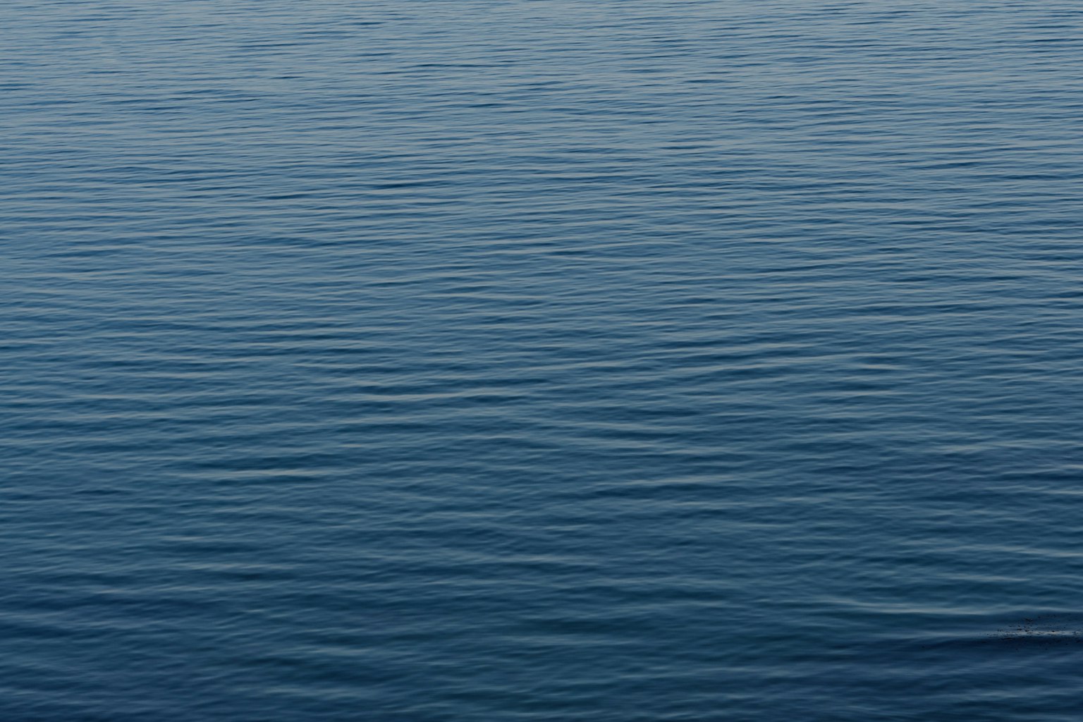 Surface d'eau bleue calme avec des ondulations douces