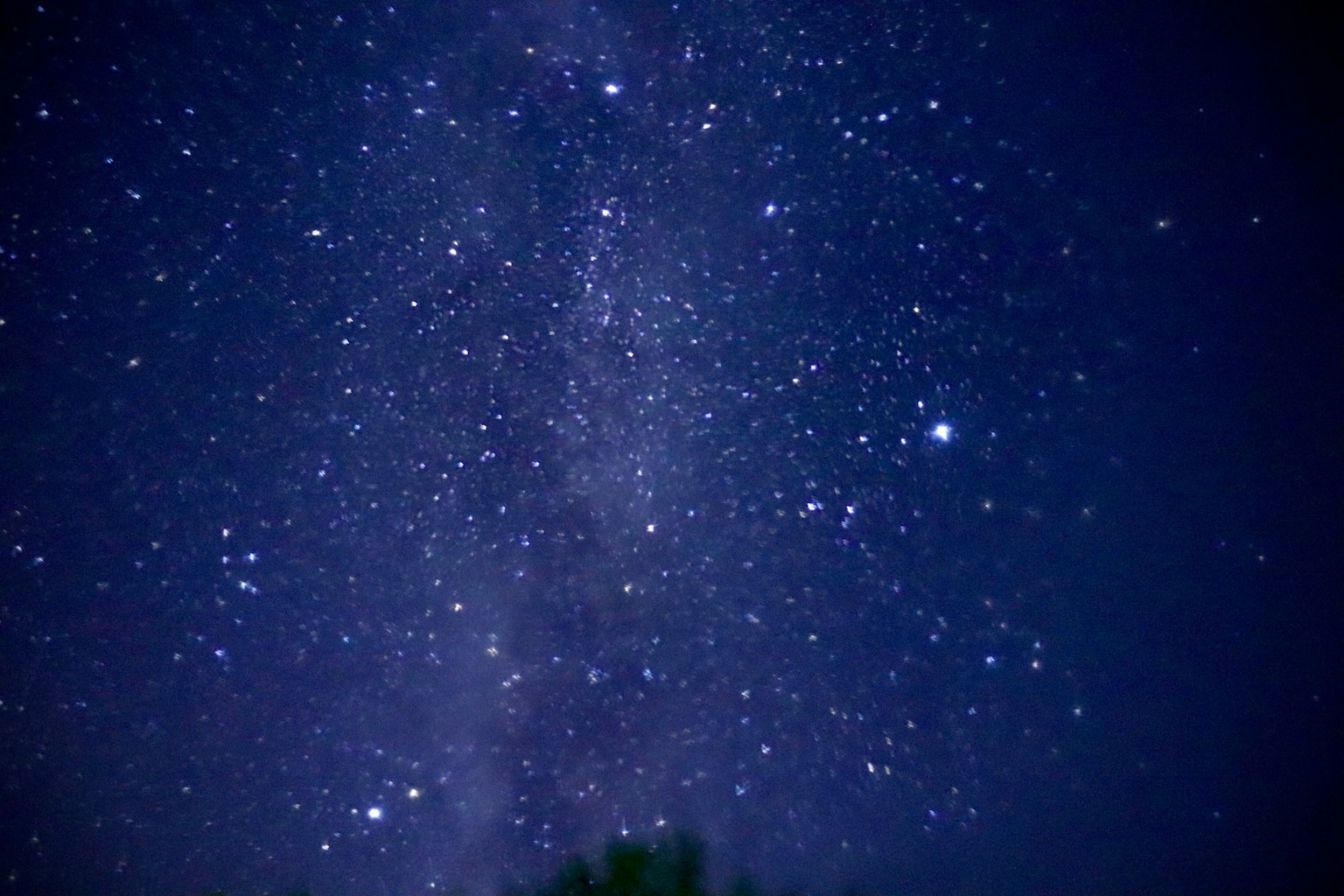 Stunning view of the night sky filled with countless stars and the glow of the galaxy