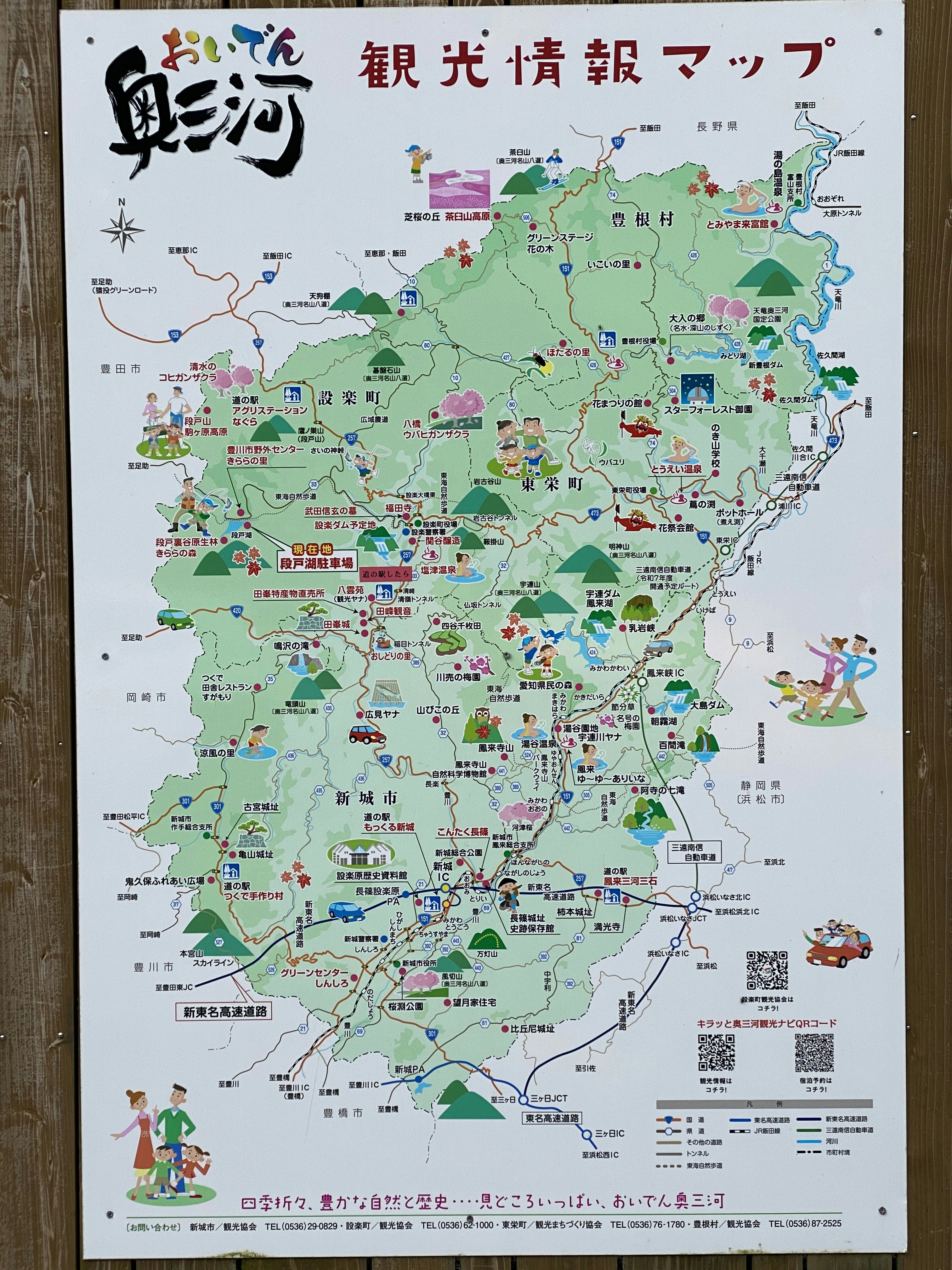 tourism map illustration poster